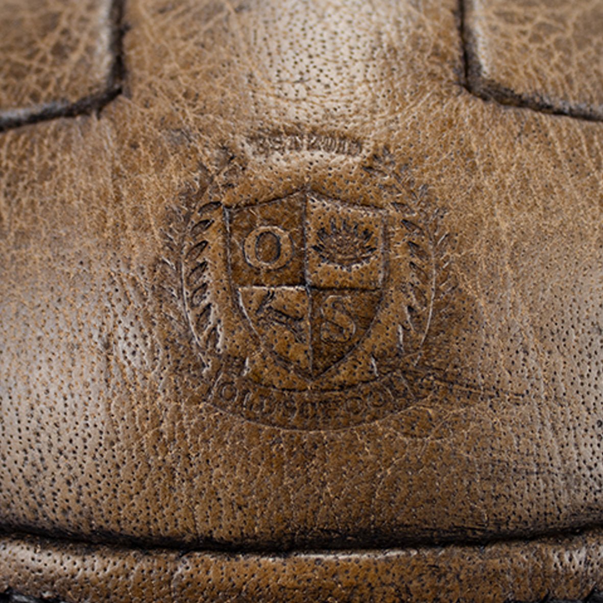 Old School Dark Brown Soccer Ball - Old School