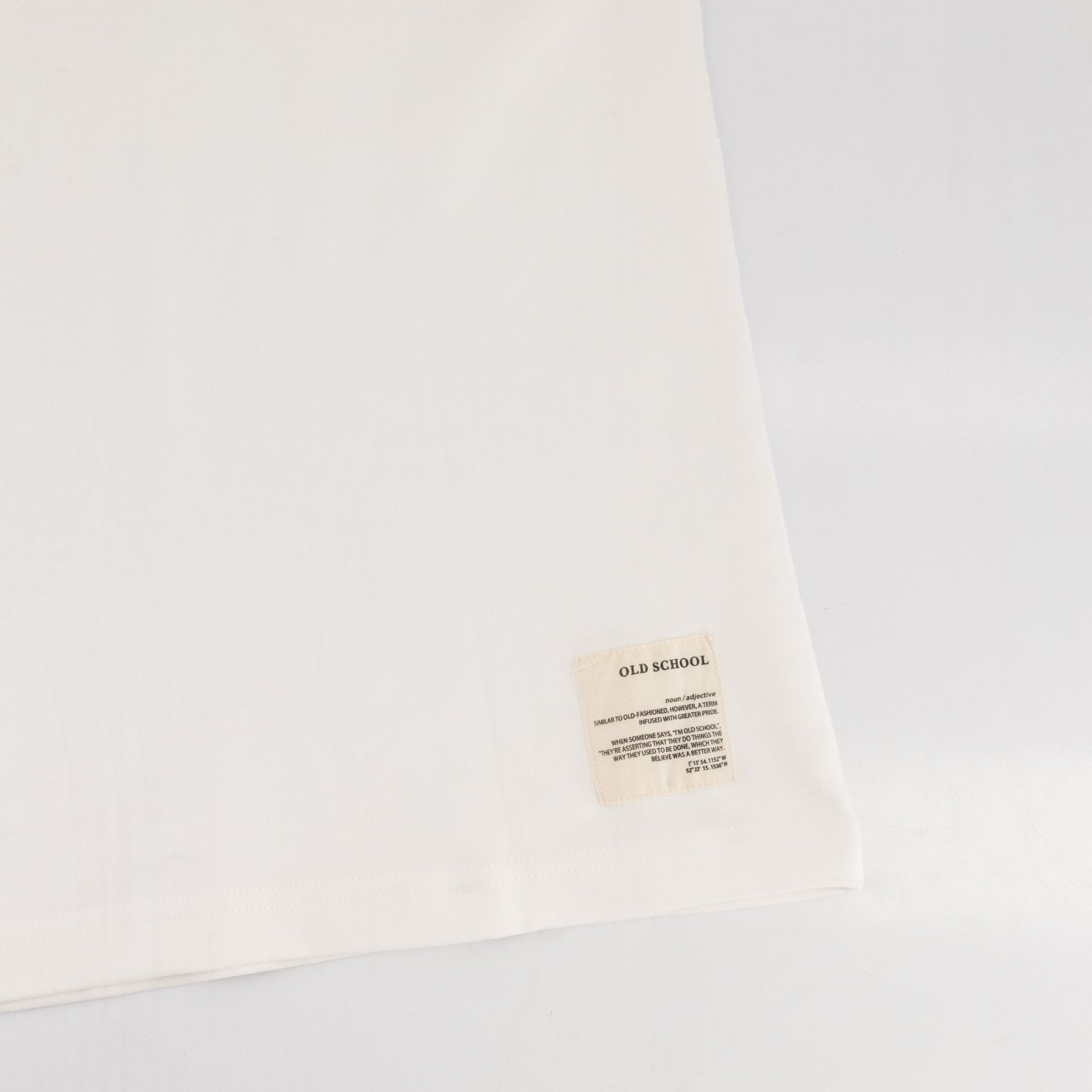 Old School Leisure Clubhouse Boxy Tee White - Old School