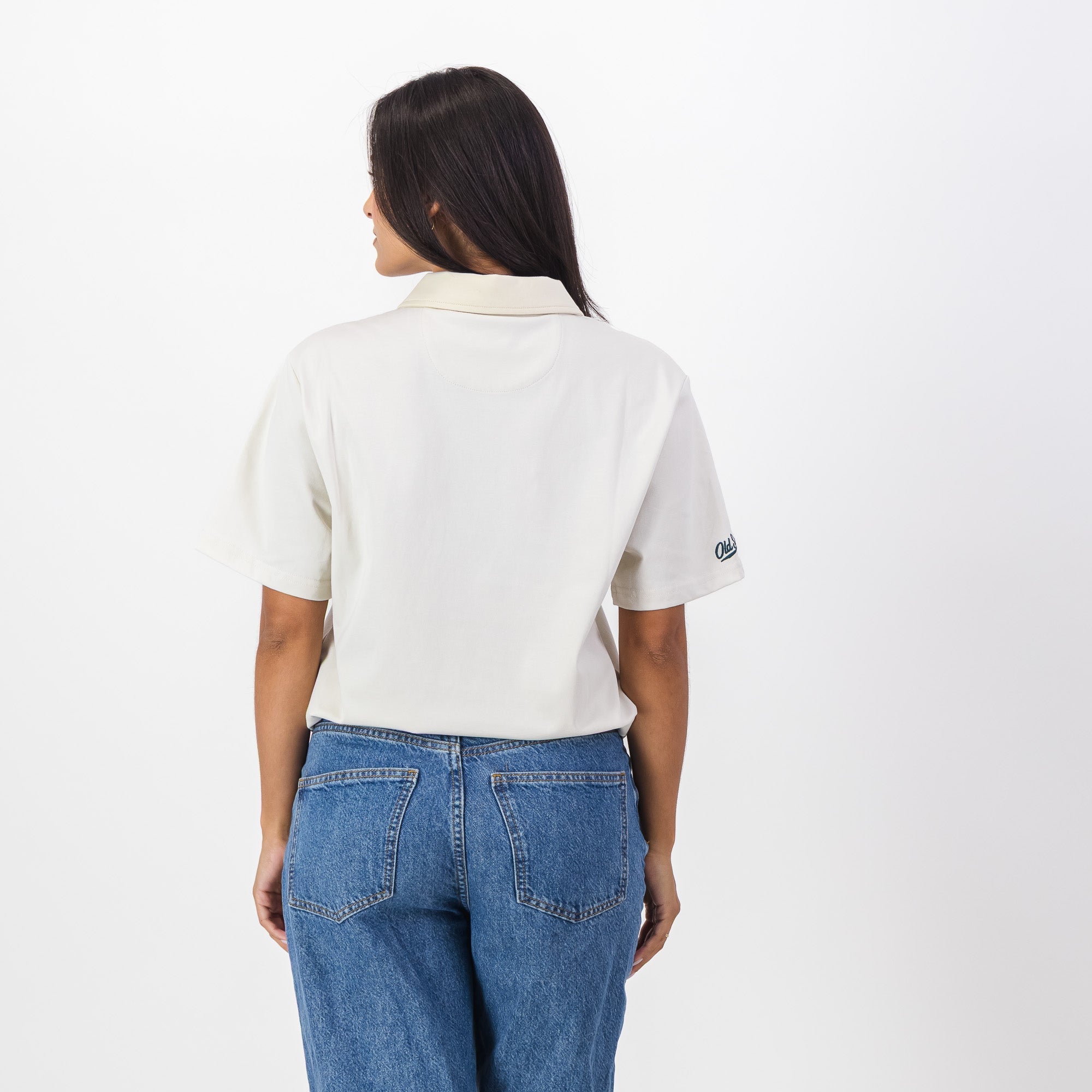 Old School Leisure Pocket SS Polo Ivory - Old School