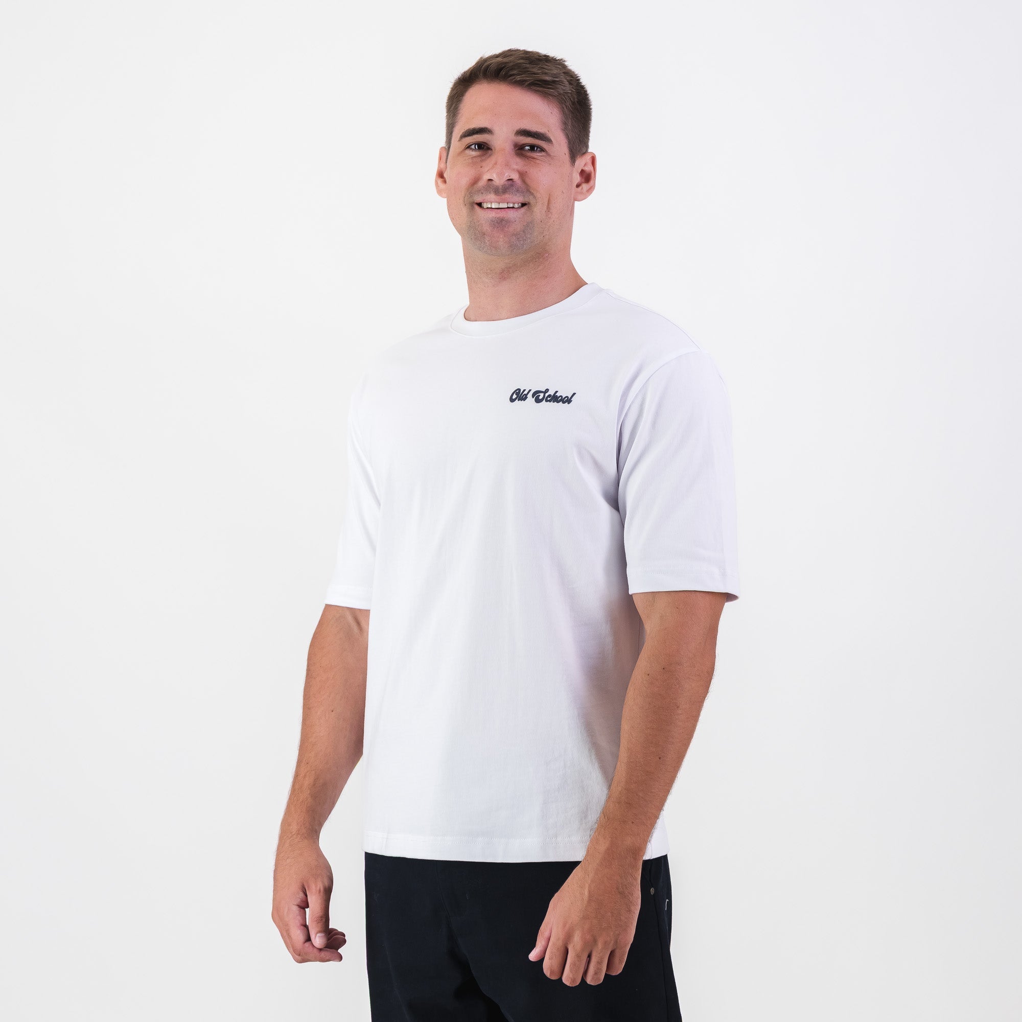 Old School Leisure Retro Football Artistic Relaxed T-shirt - Old School