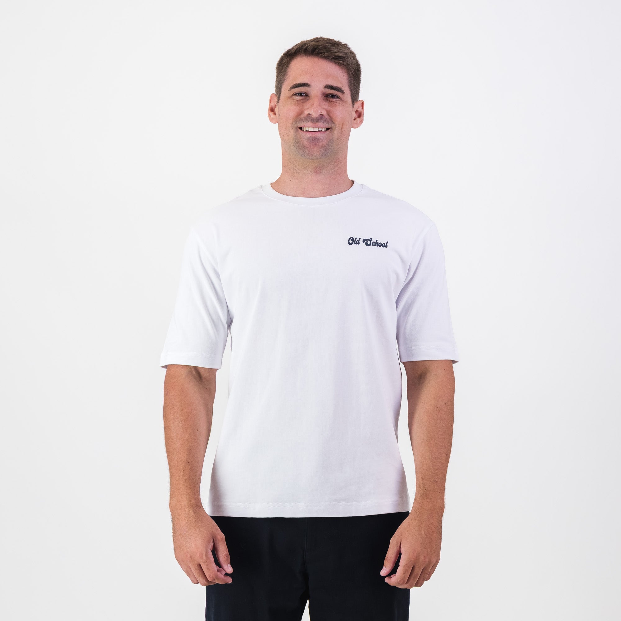 Old School Leisure Retro Football Artistic Relaxed T-shirt - Old School