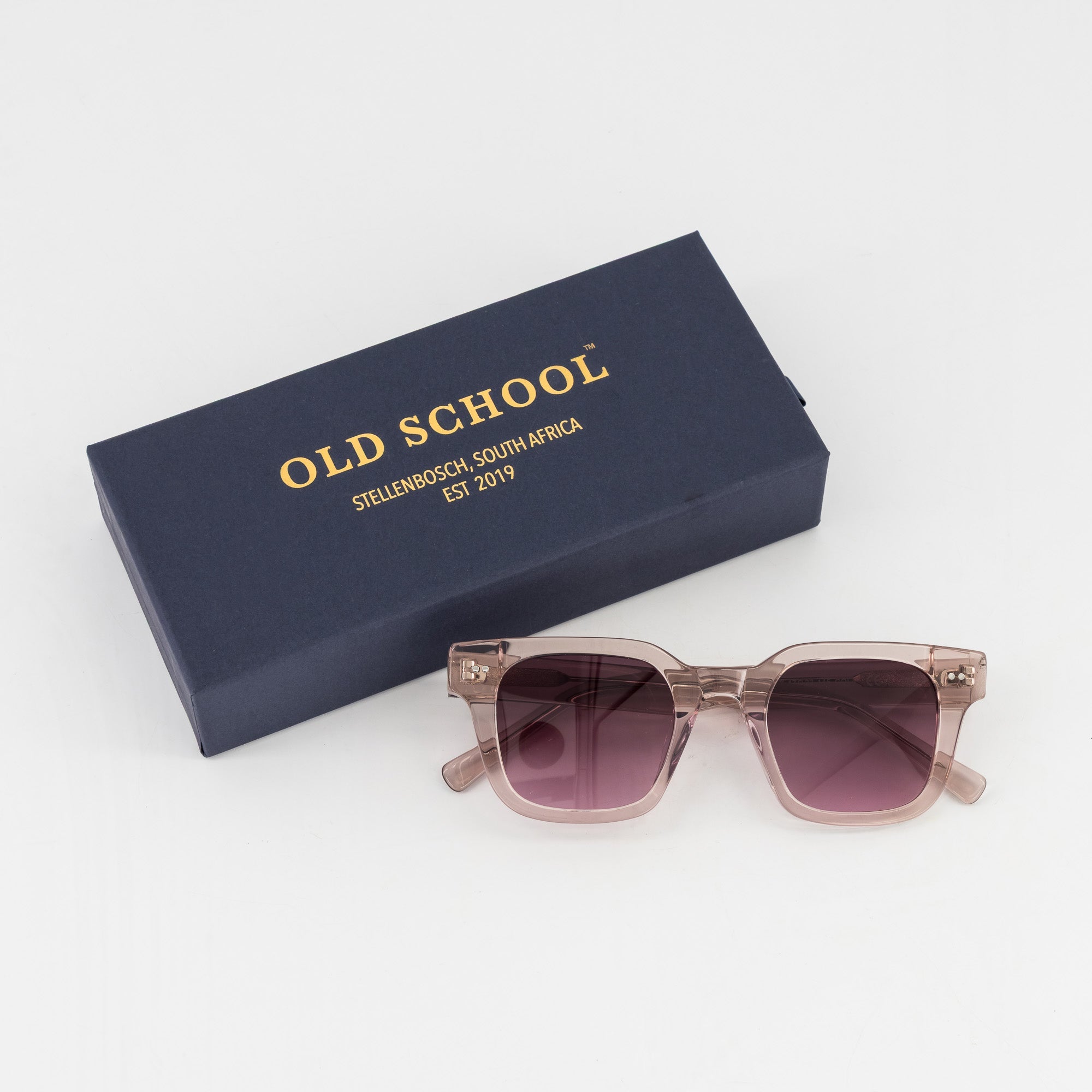 Old School Leisure Studio Acetate Sunglasses – Blush - Old School