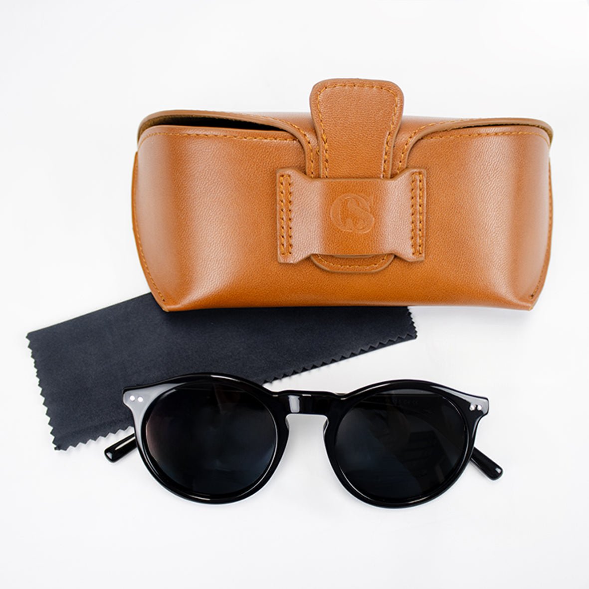 Old School Round Sunnies - Black - Old School