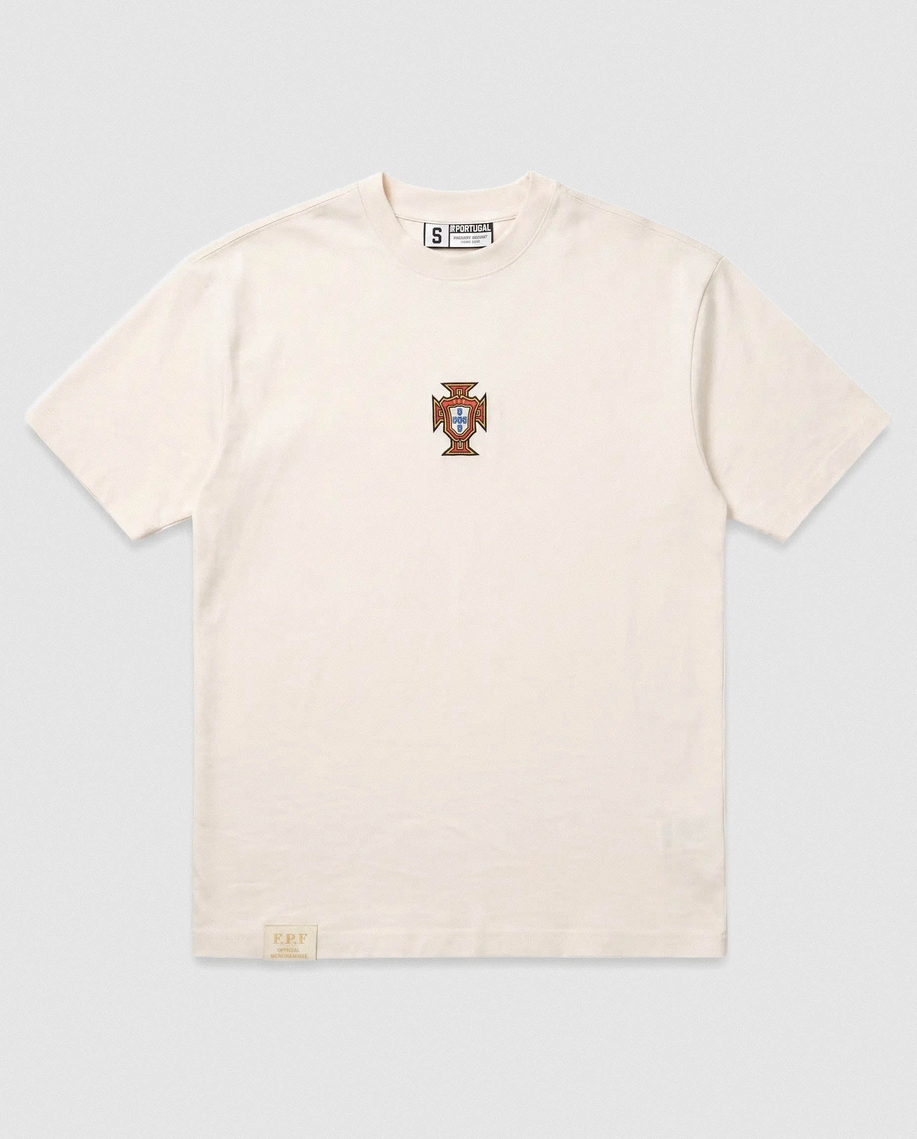 Portugal Legacy Relaxed Crew Tee White