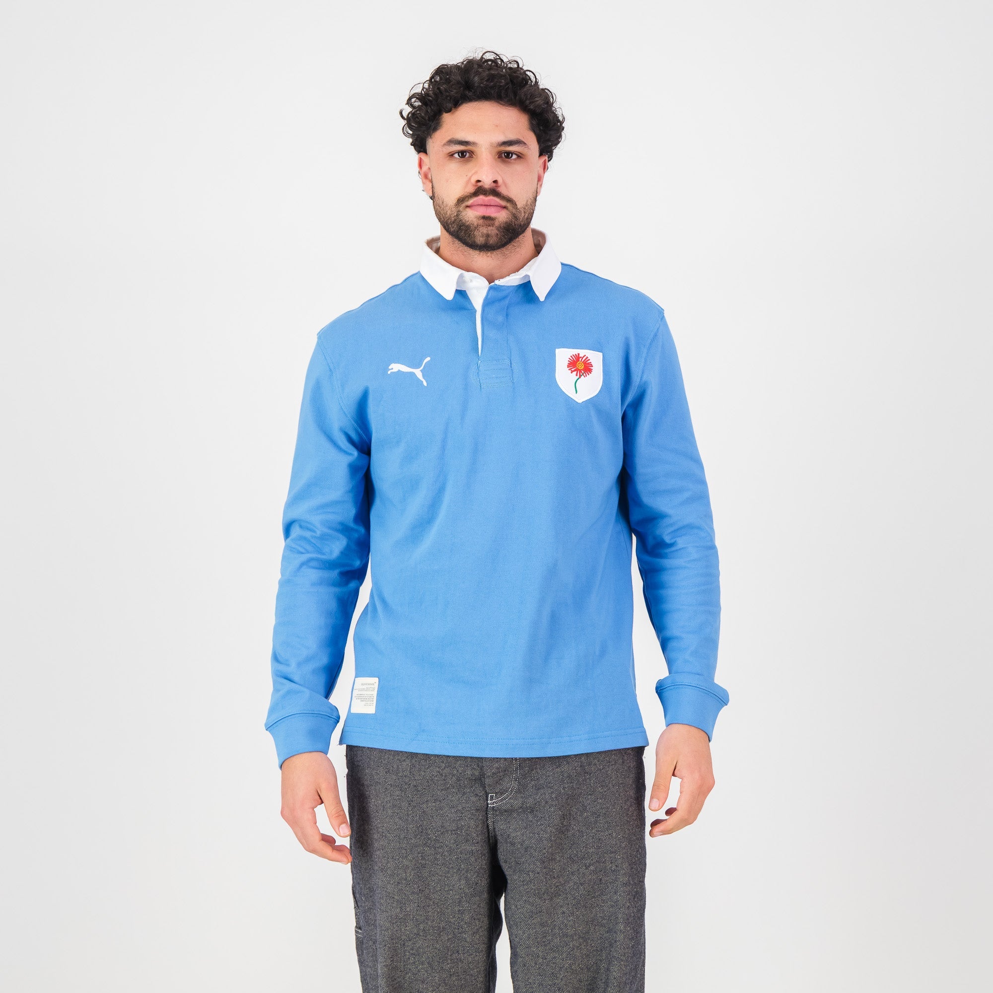 Provincial Bulls Daisy LS Rugby Jersey - Palace Blue - Old School