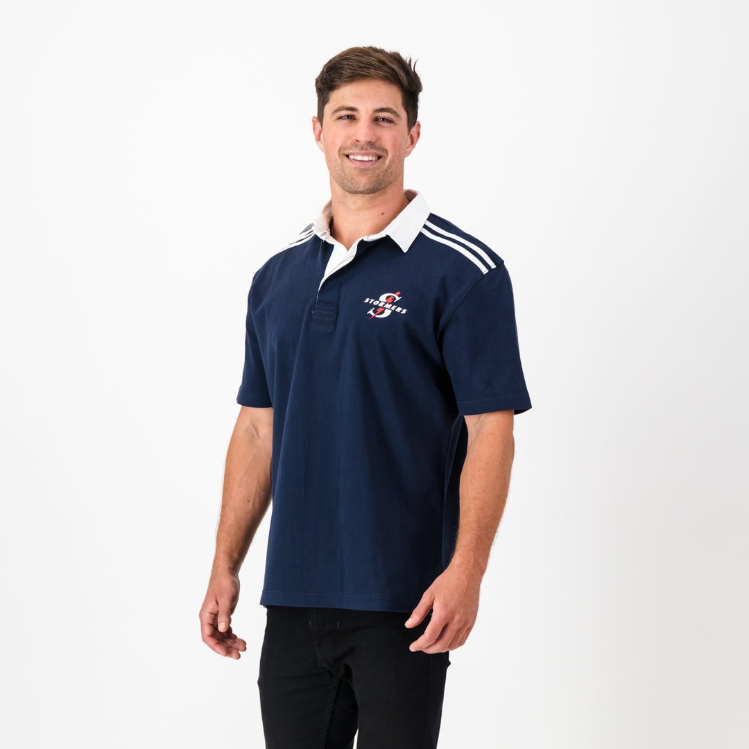 Provincial Stormer SS Rugby Jersey - Navy - Old School