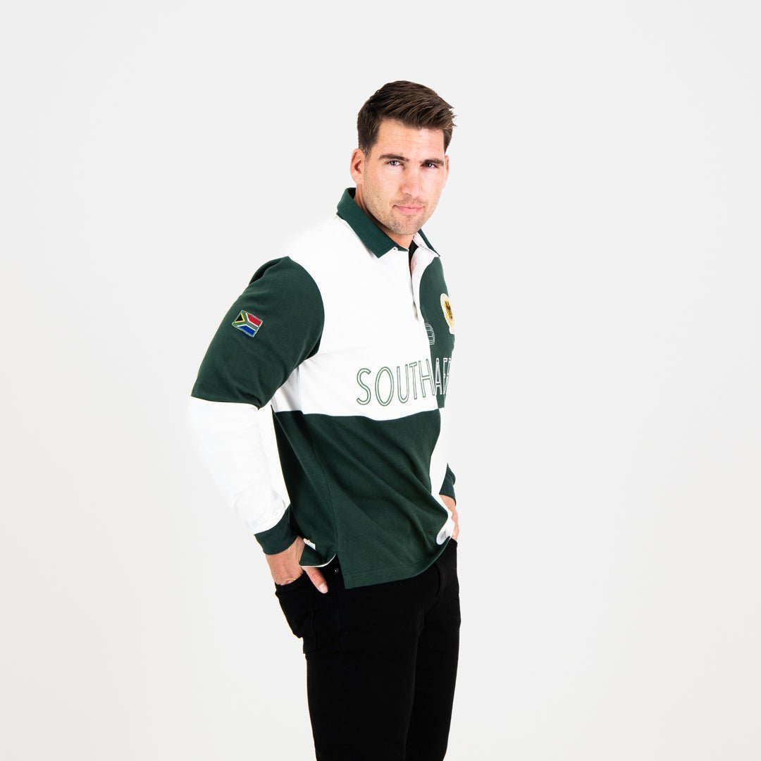 SA Supporters Jersey - Quartered Long Sleeve - Old School