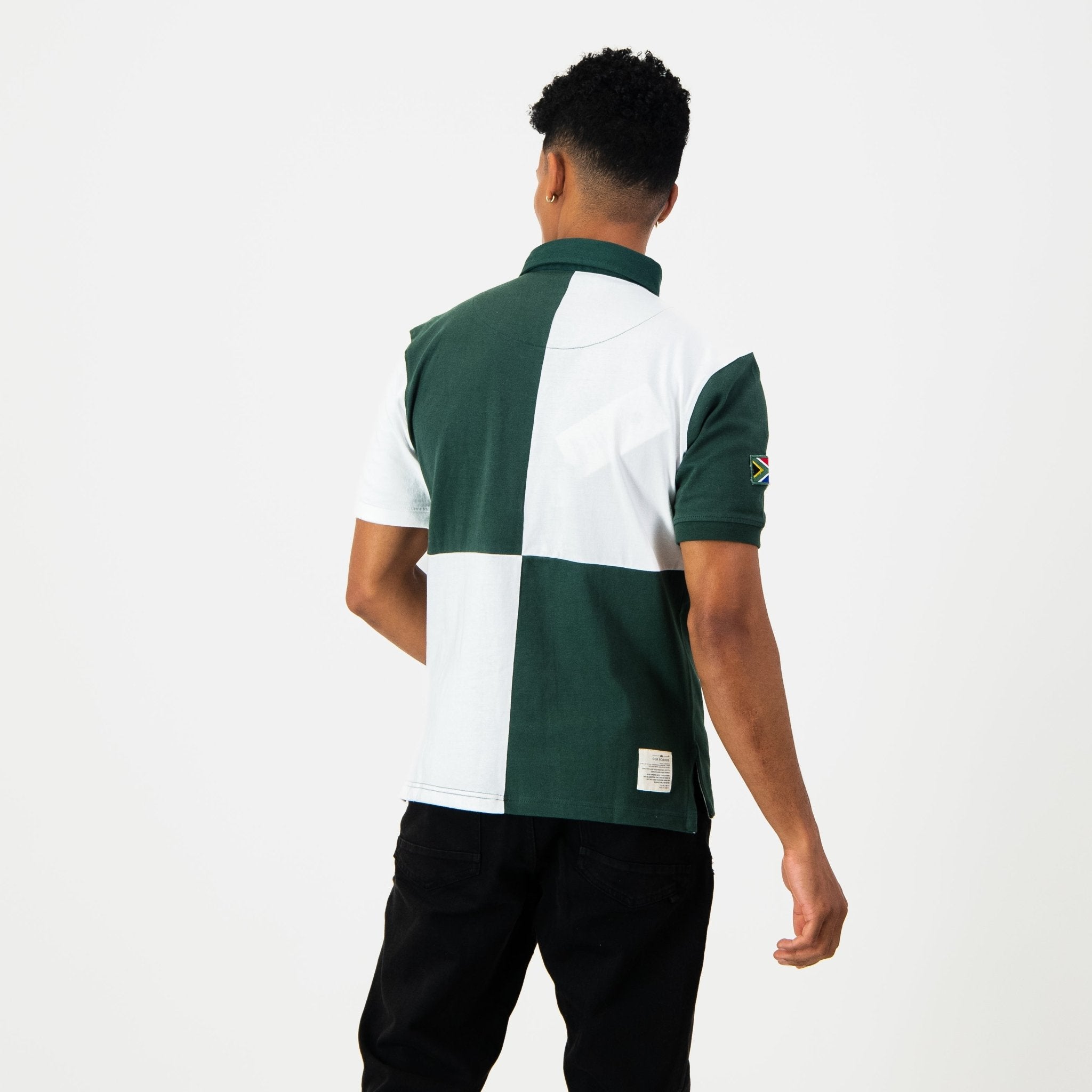 SA Supporters Short Sleeves Quarter Jersey - Old School