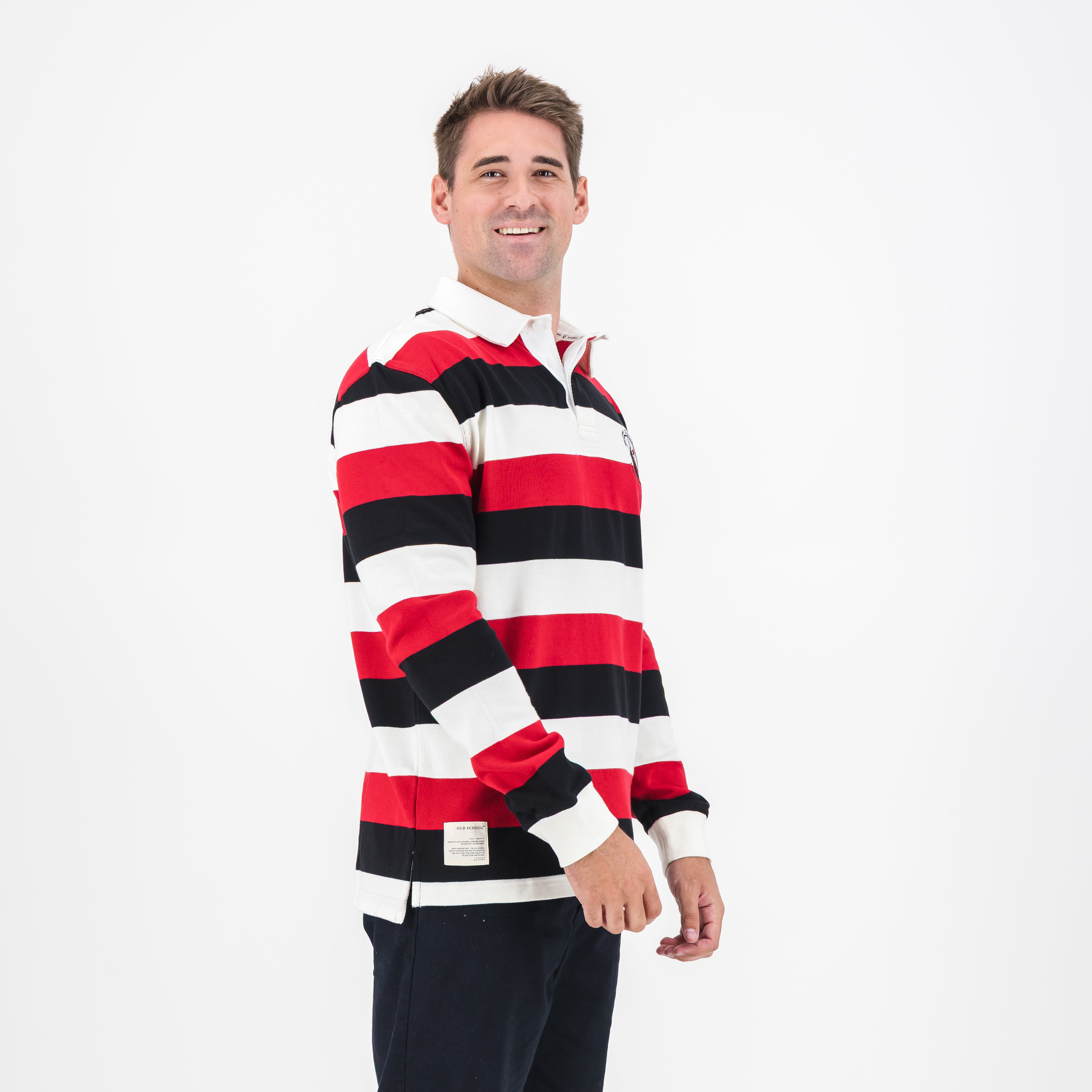 Schools Windhoek Gymnasium YD LS Rugby Jersey-White