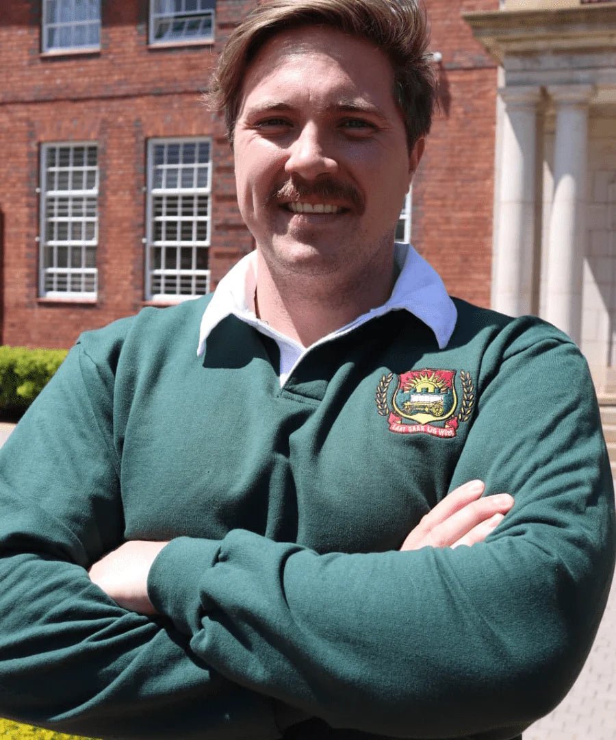 Schools Affies LS Rugby Jersey - OS Green - Old School