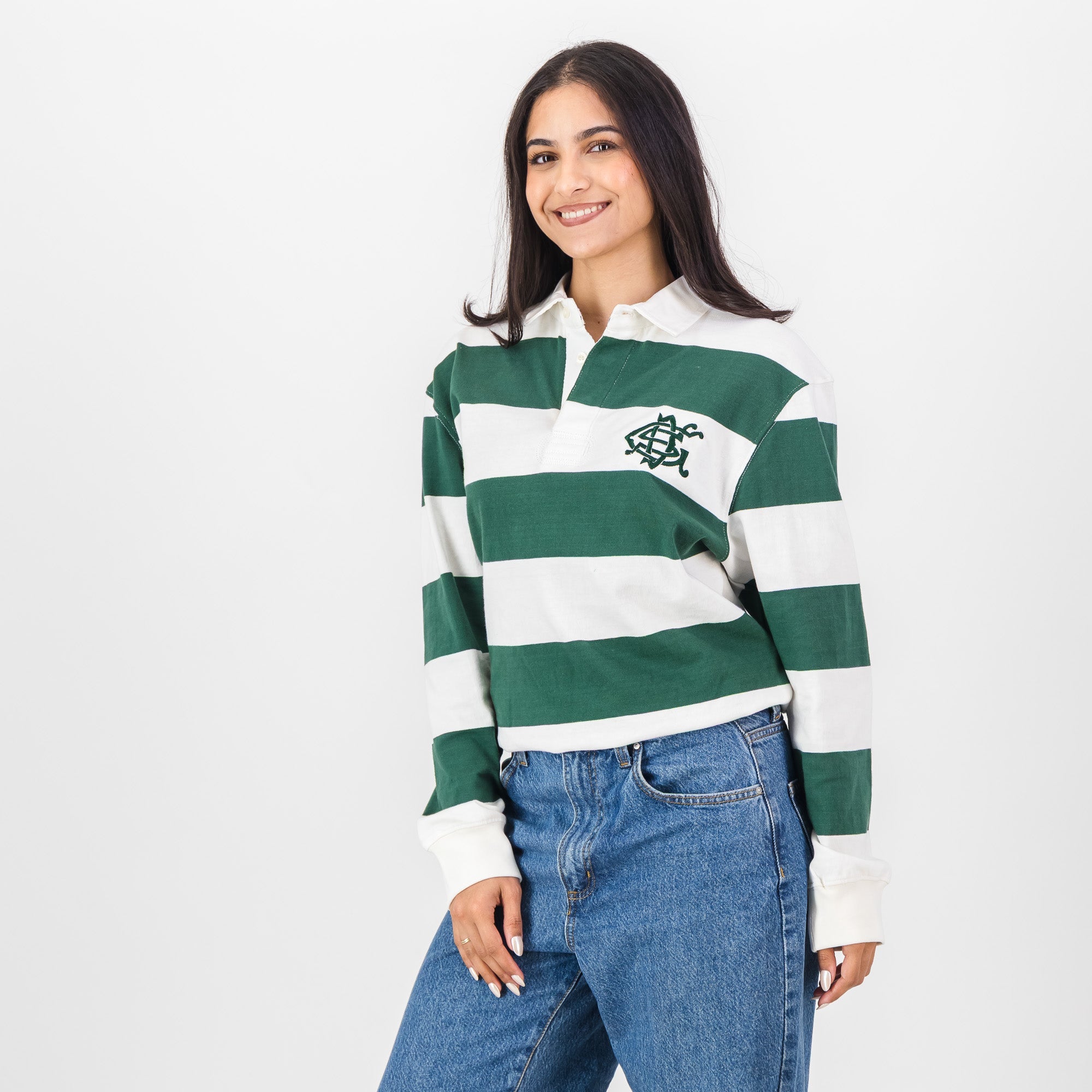 Schools Diocesan YS LS Rugby Jersey - OS Green - Old School