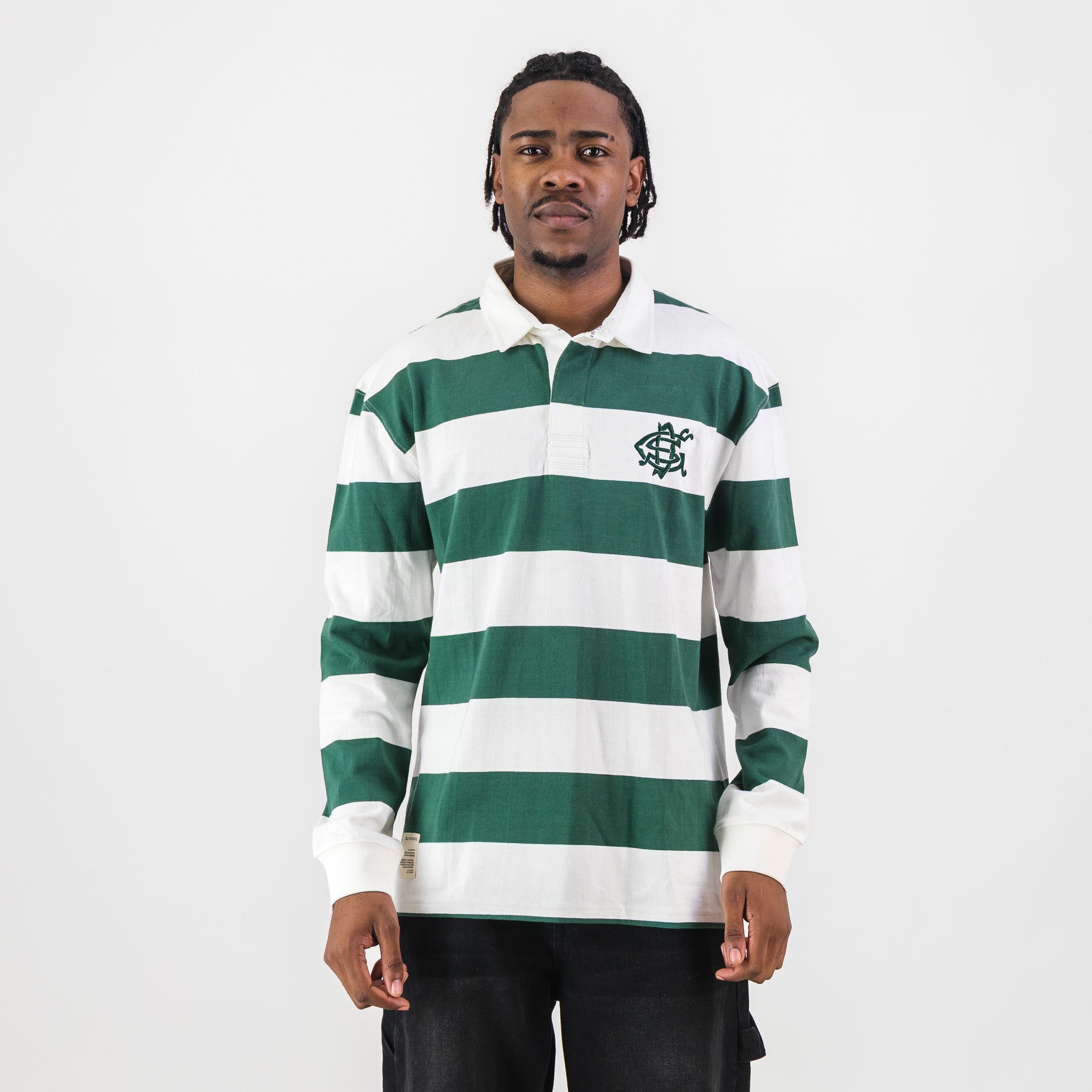 Schools Diocesan YS LS Rugby Jersey - OS Green - Old School