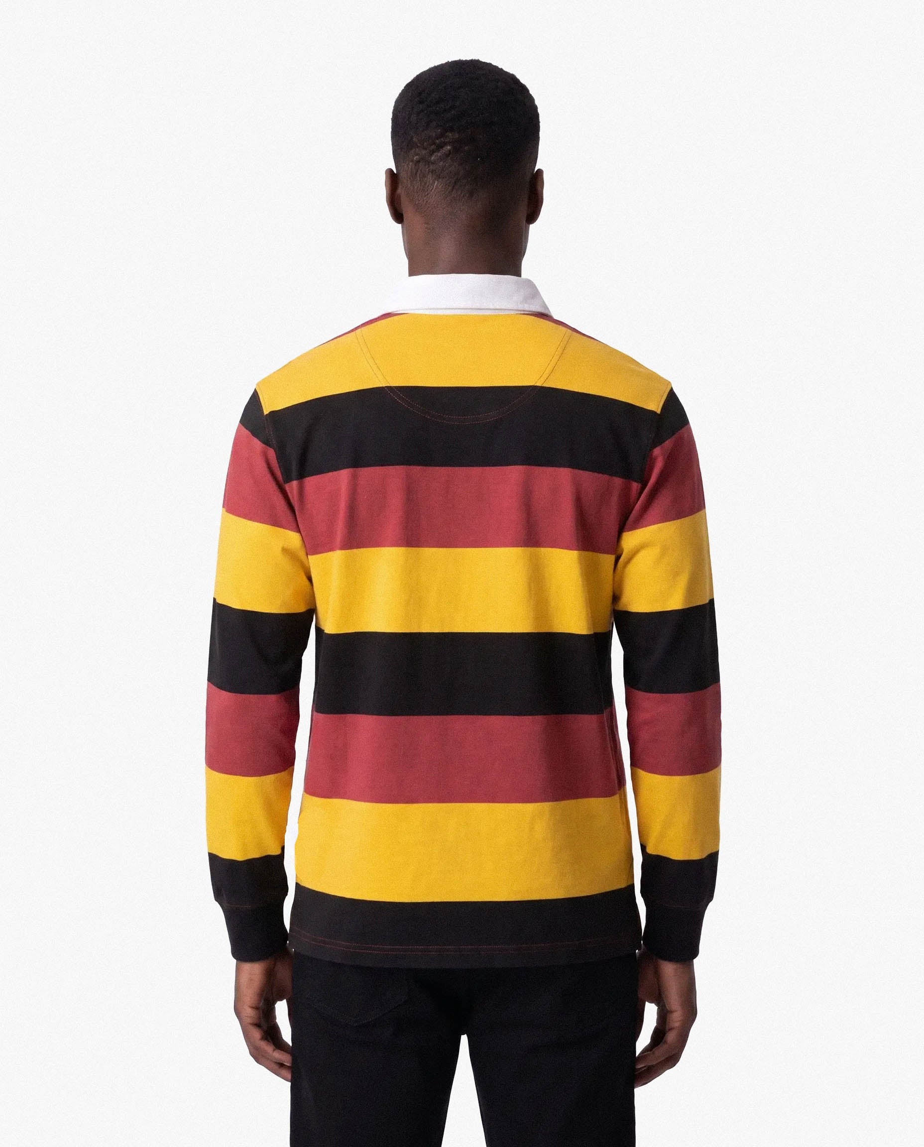 Schools EG Jansen Long Sleeve Rugby Jersey Yarn Dye Mixed