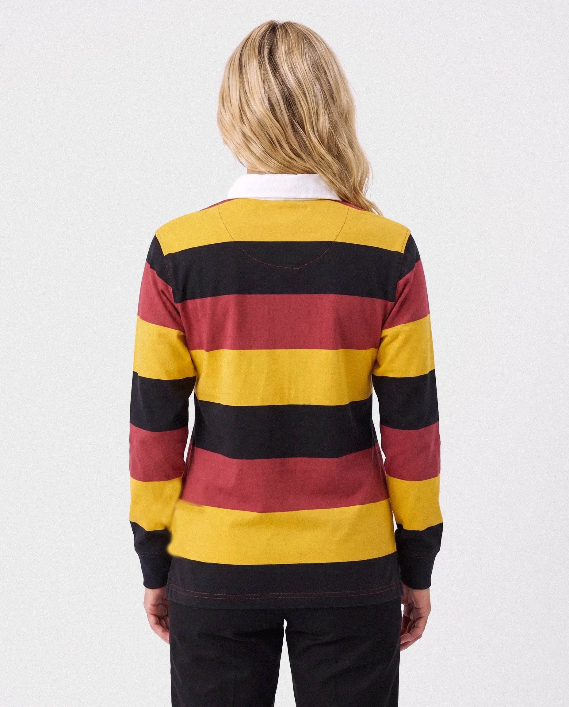 Schools EG Jansen Long Sleeve Rugby Jersey Yarn Dye Mixed