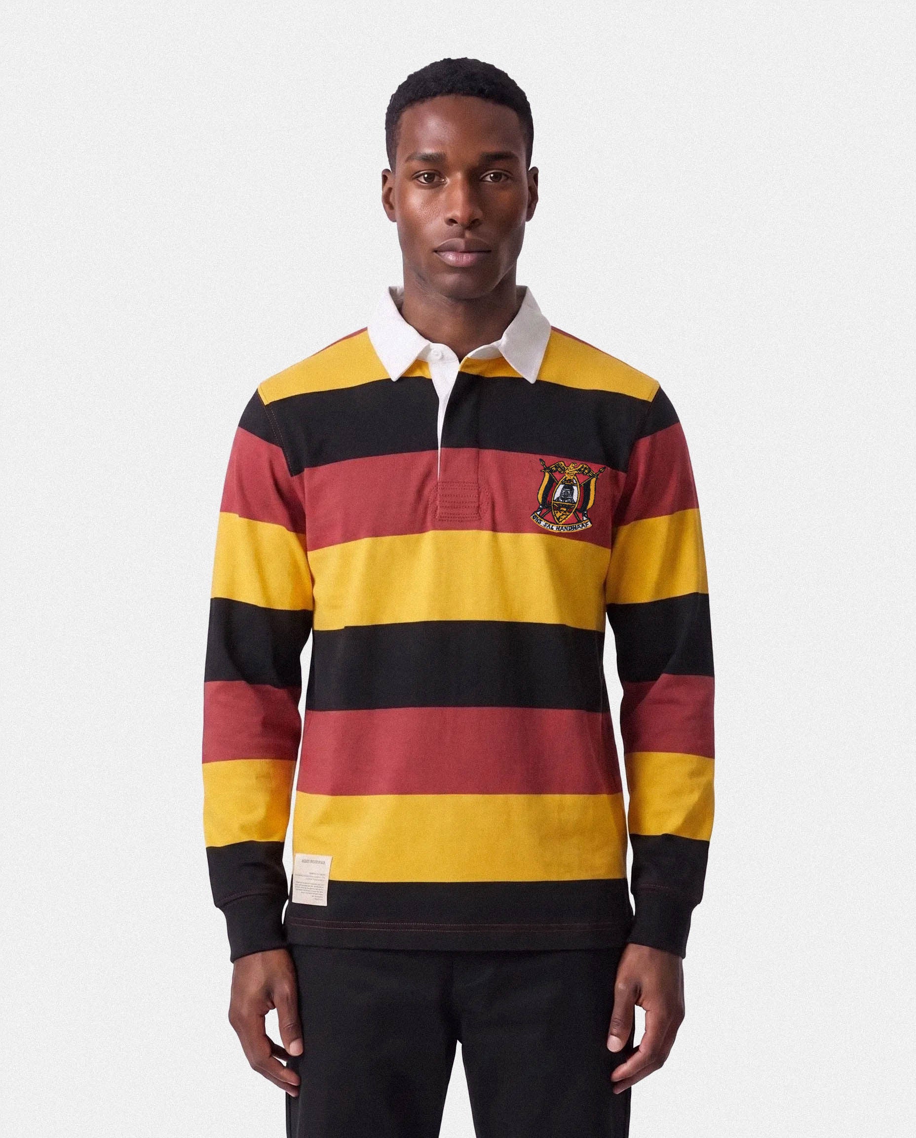 Schools EG Jansen Long Sleeve Rugby Jersey Yarn Dye Mixed