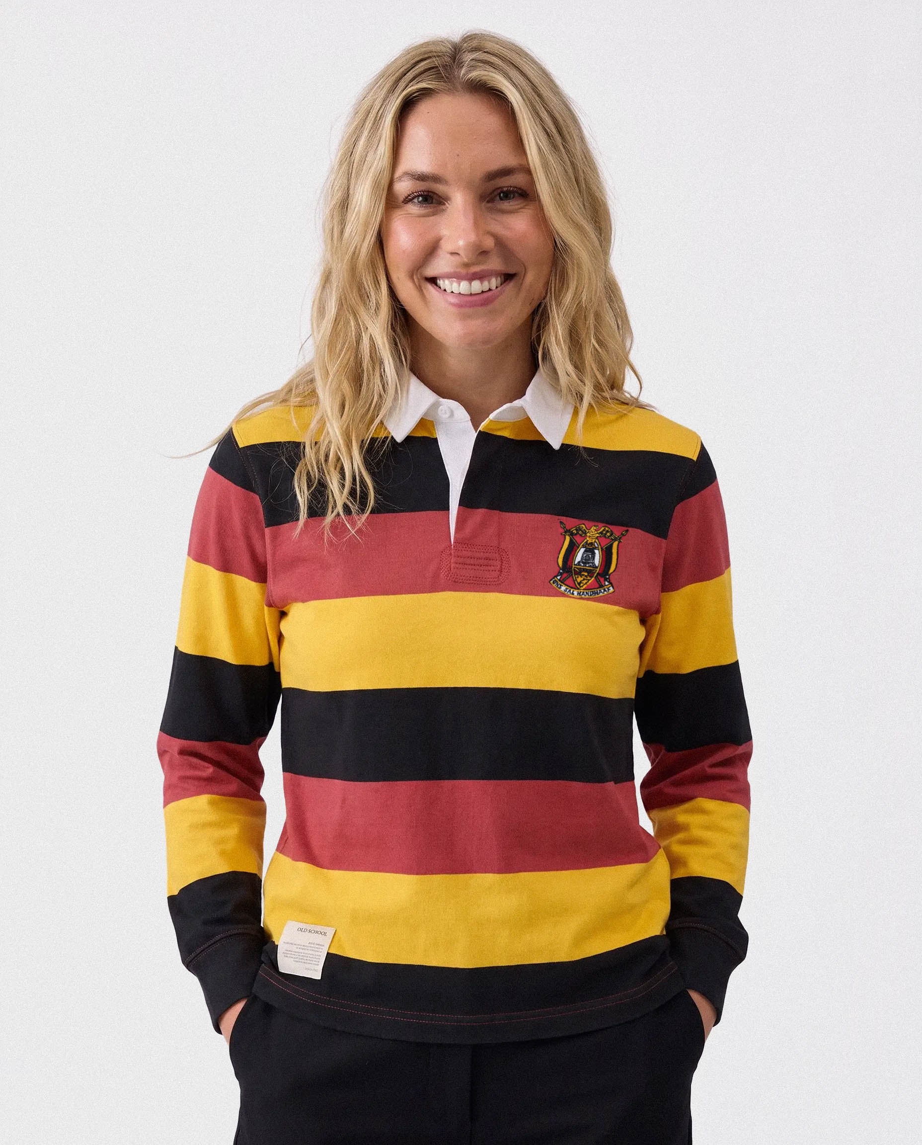 Schools EG Jansen Long Sleeve Rugby Jersey Yarn Dye Mixed