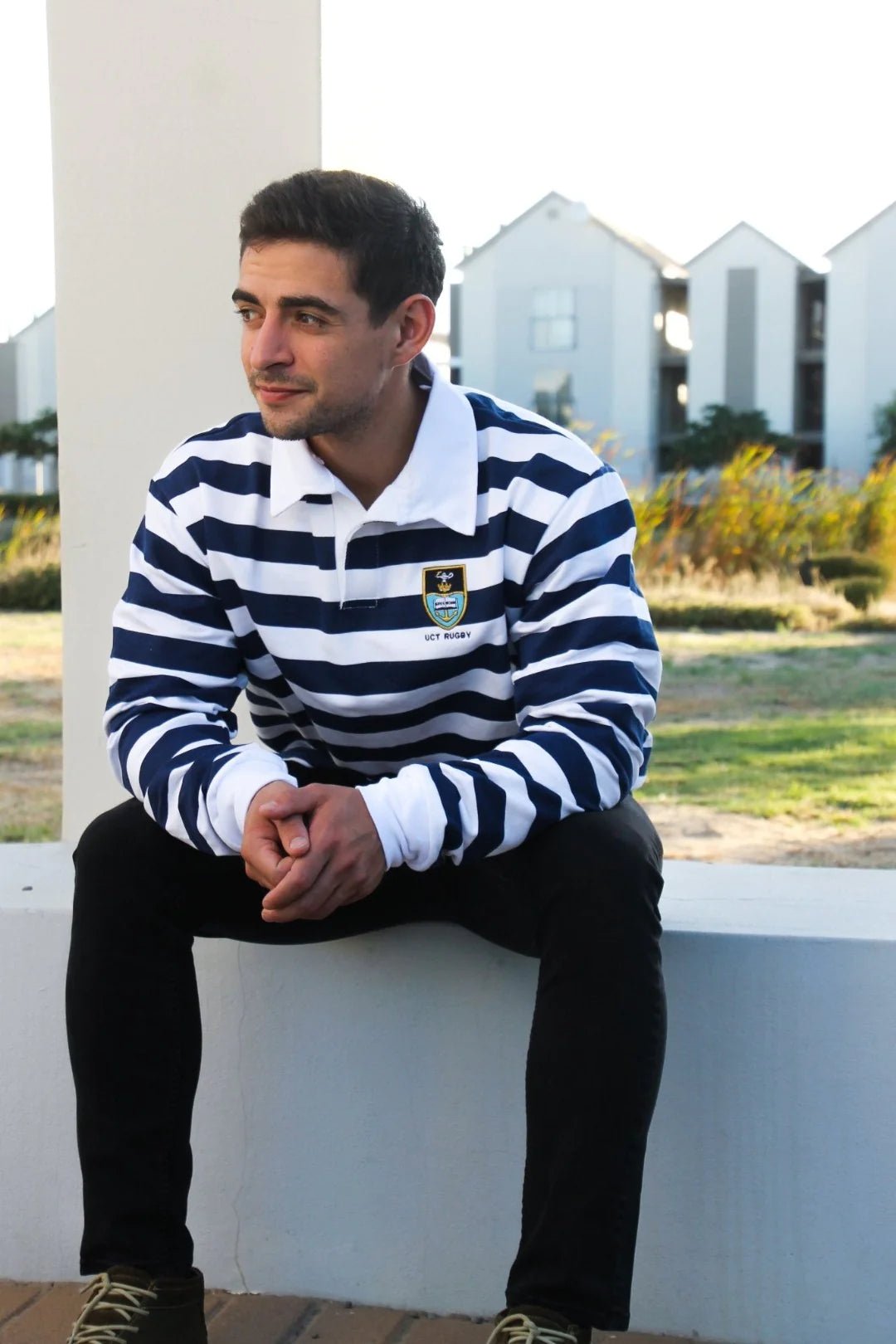 Schools Ikeys Varsity Cup LS Rugby Jersey - Navy - Old School