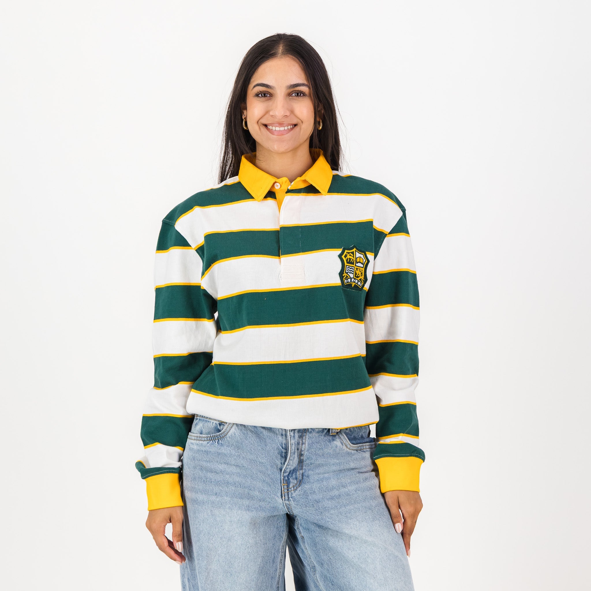 Schools Jan Celliers School YD LS Rugby Jersey - White - Old School
