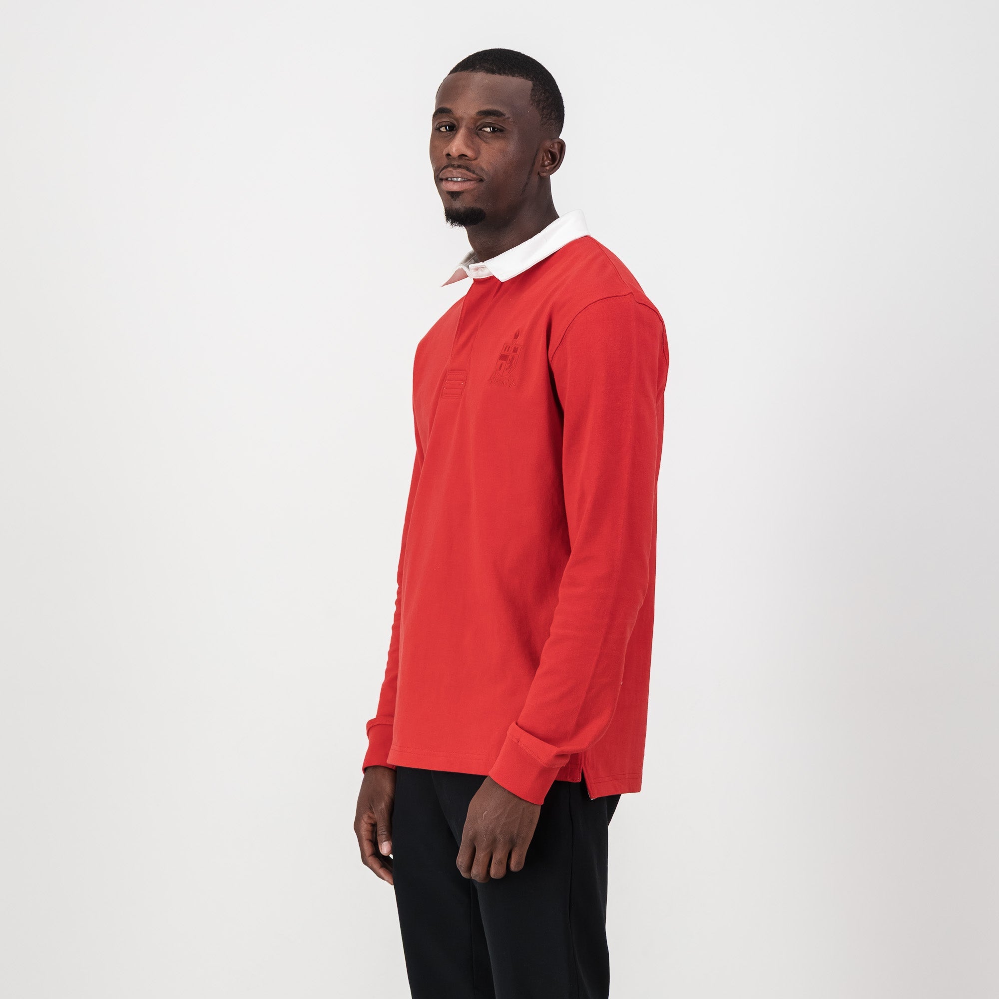 Schools KES LS Rugby Jersey - True Red - Old School
