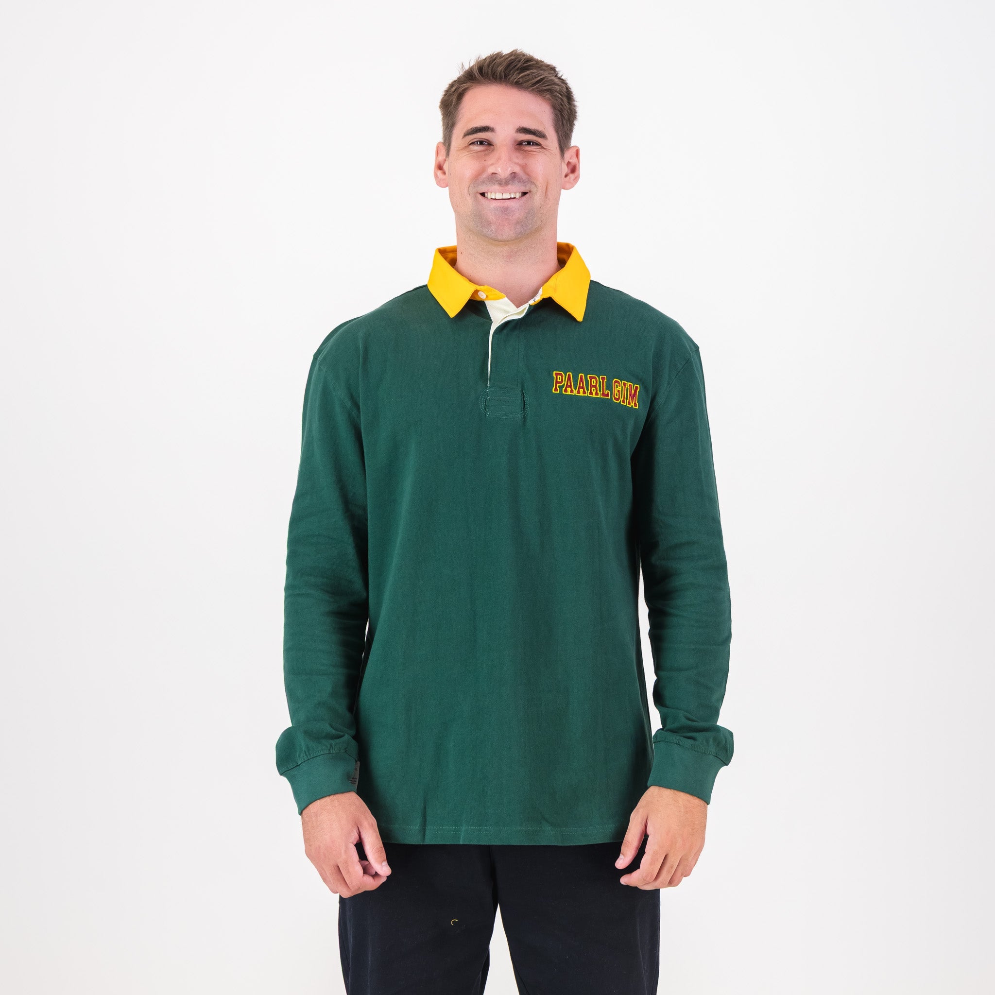 Schools Paarl Gimnasium Rugby Jersey - OS Green - Old School