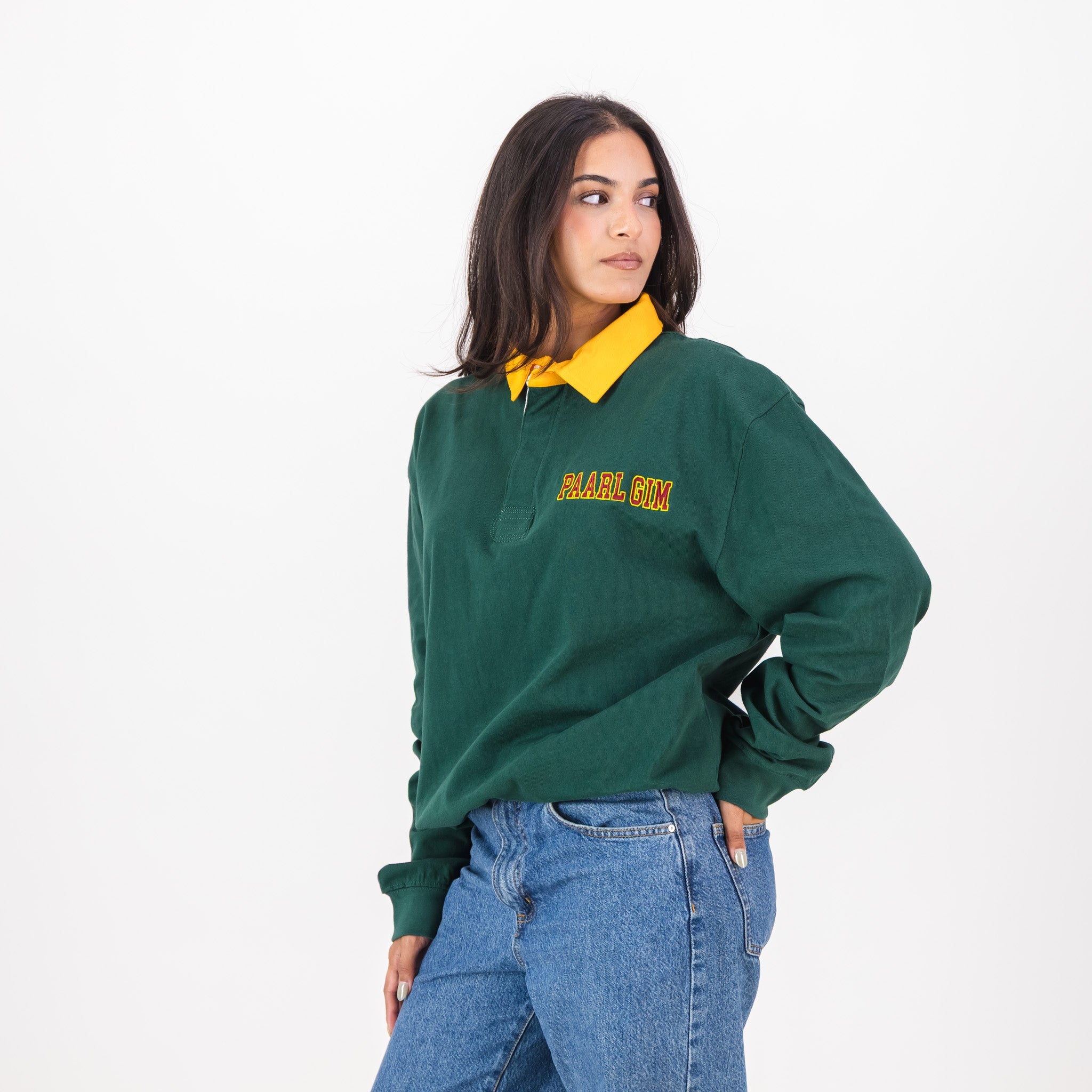 Schools Paarl Gimnasium Rugby Jersey - OS Green - Old School