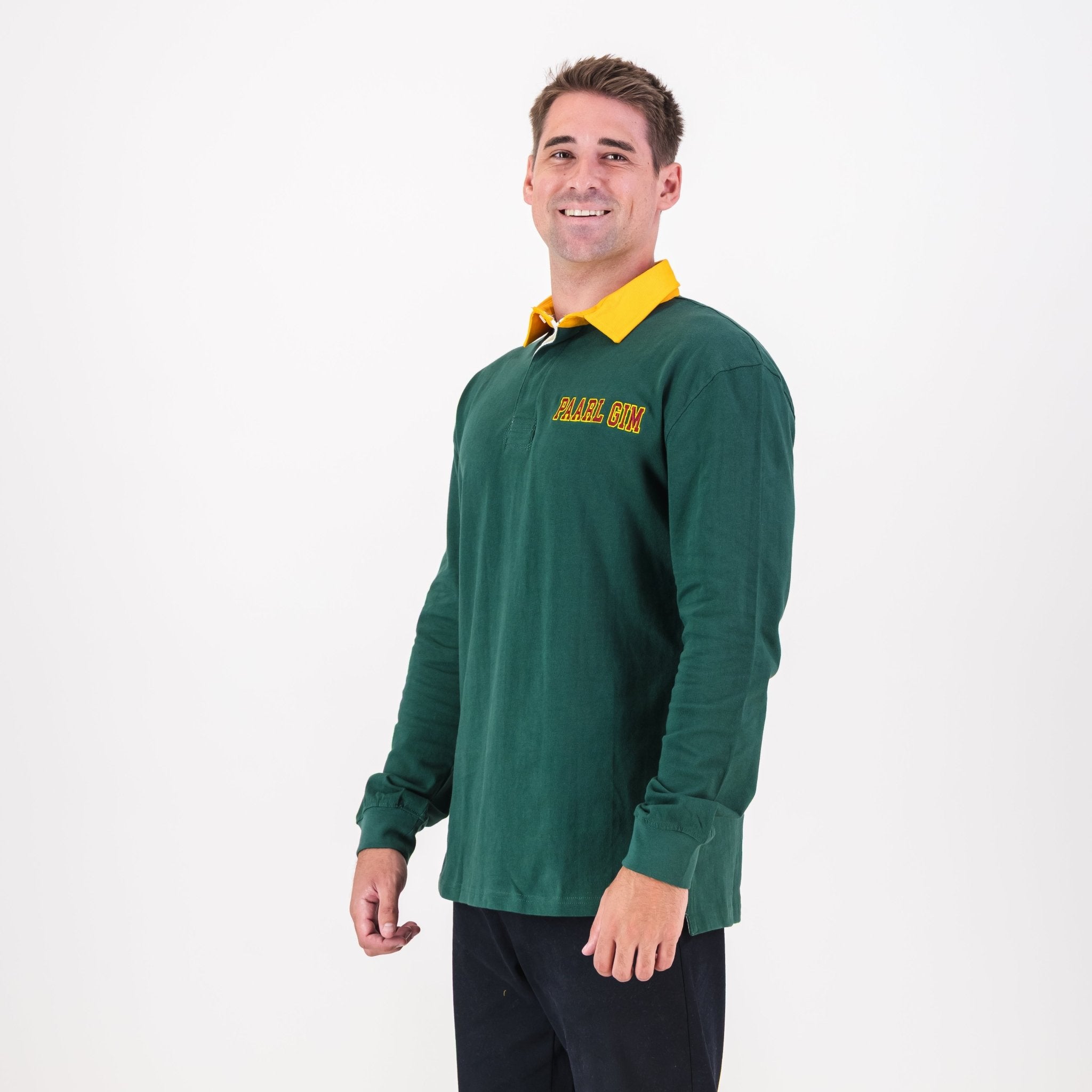Schools Paarl Gimnasium Rugby Jersey - OS Green - Old School