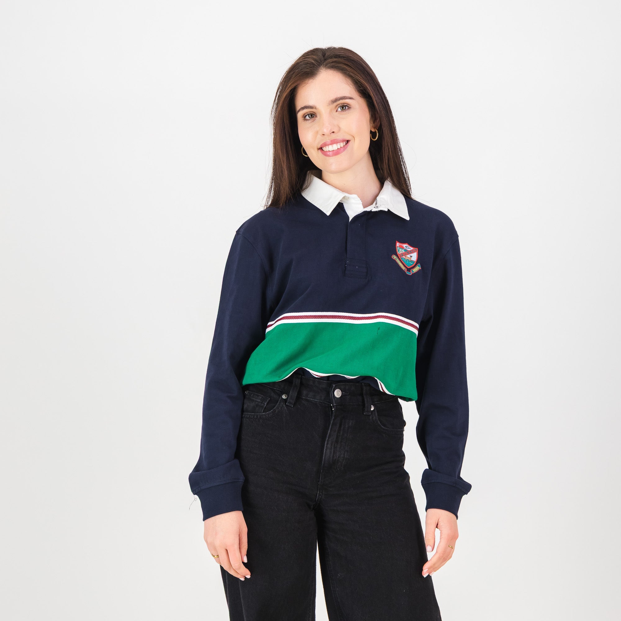 Schools Pietersburg High LS Rugby Jersey - Navy - Old School