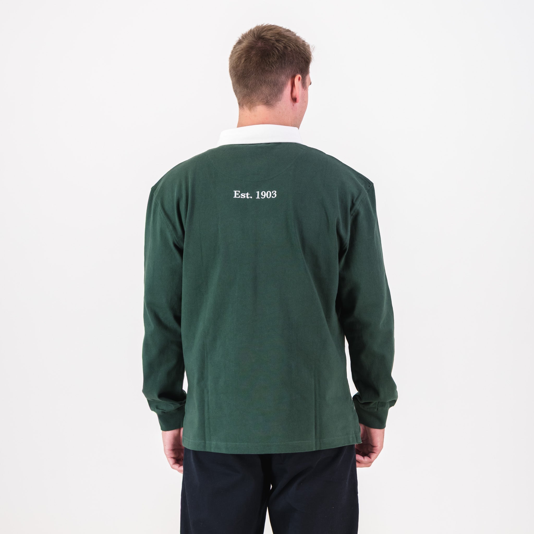 Schools Rivonia Primary School LS Rugby Jersey - OS Green - Old School