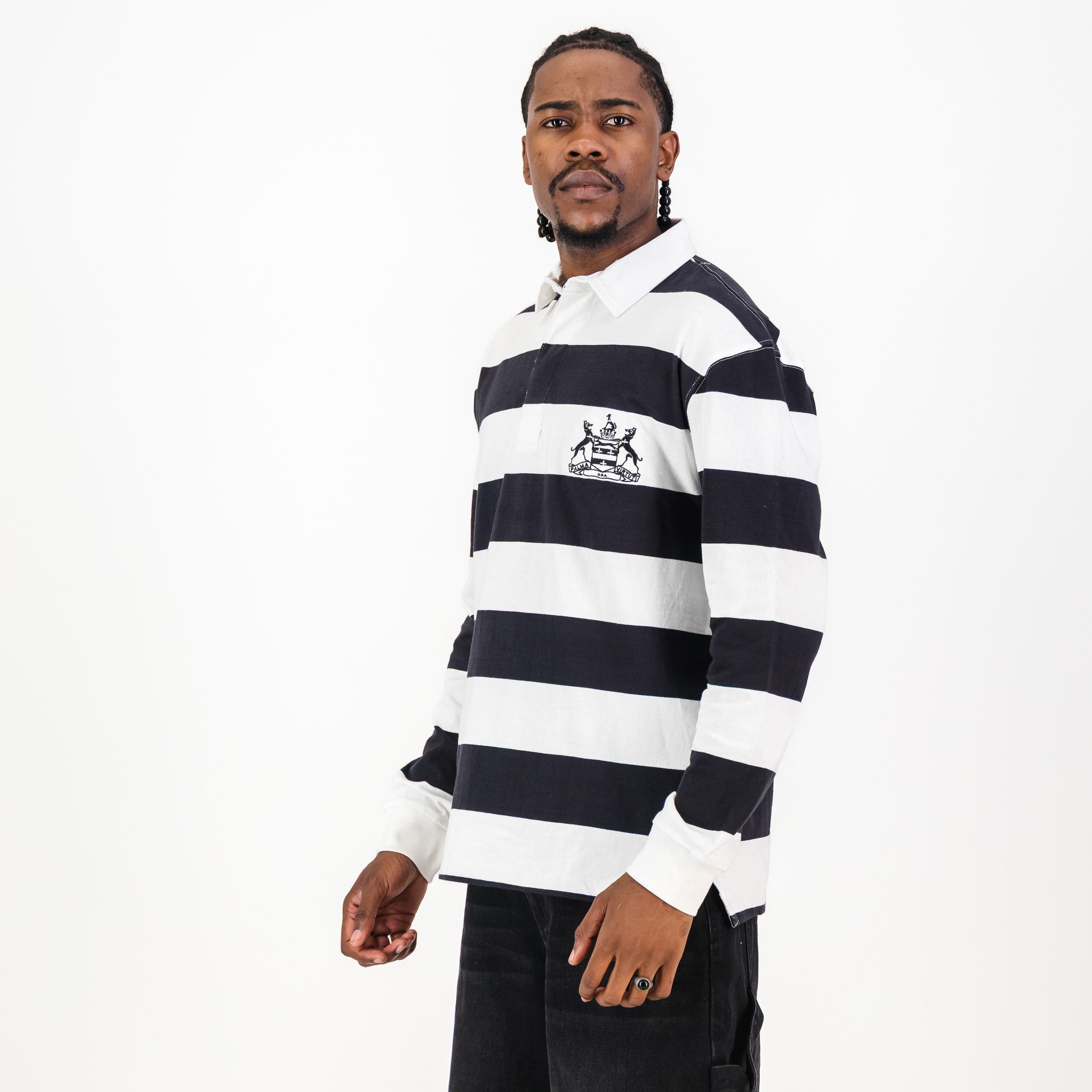 Schools Selborne College YD LS Rugby Jersey - White - Old School