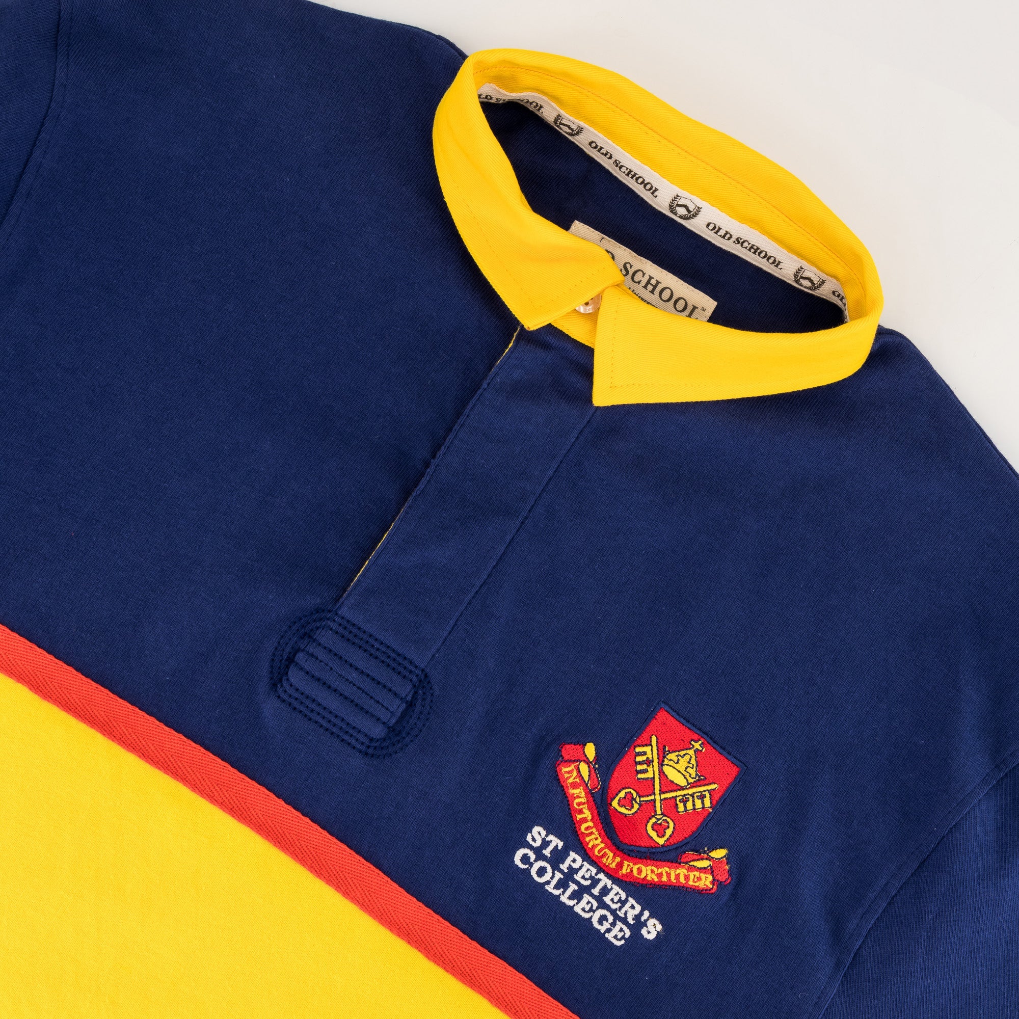 Schools St Peters College LS Rugby Jersey - Spectra Yellow - Old School