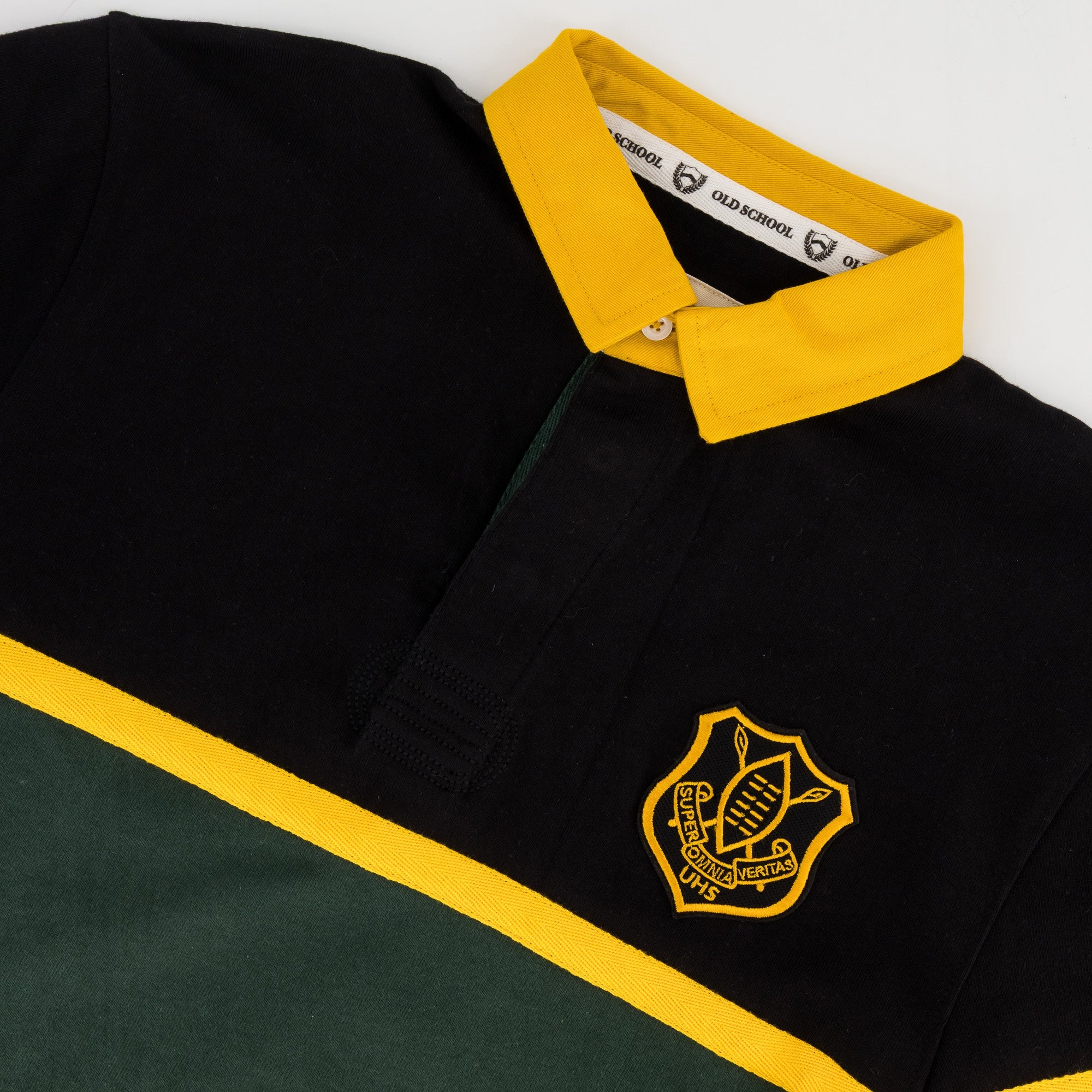Schools Umtata High School LS Rugby Jersey - Black - Old School