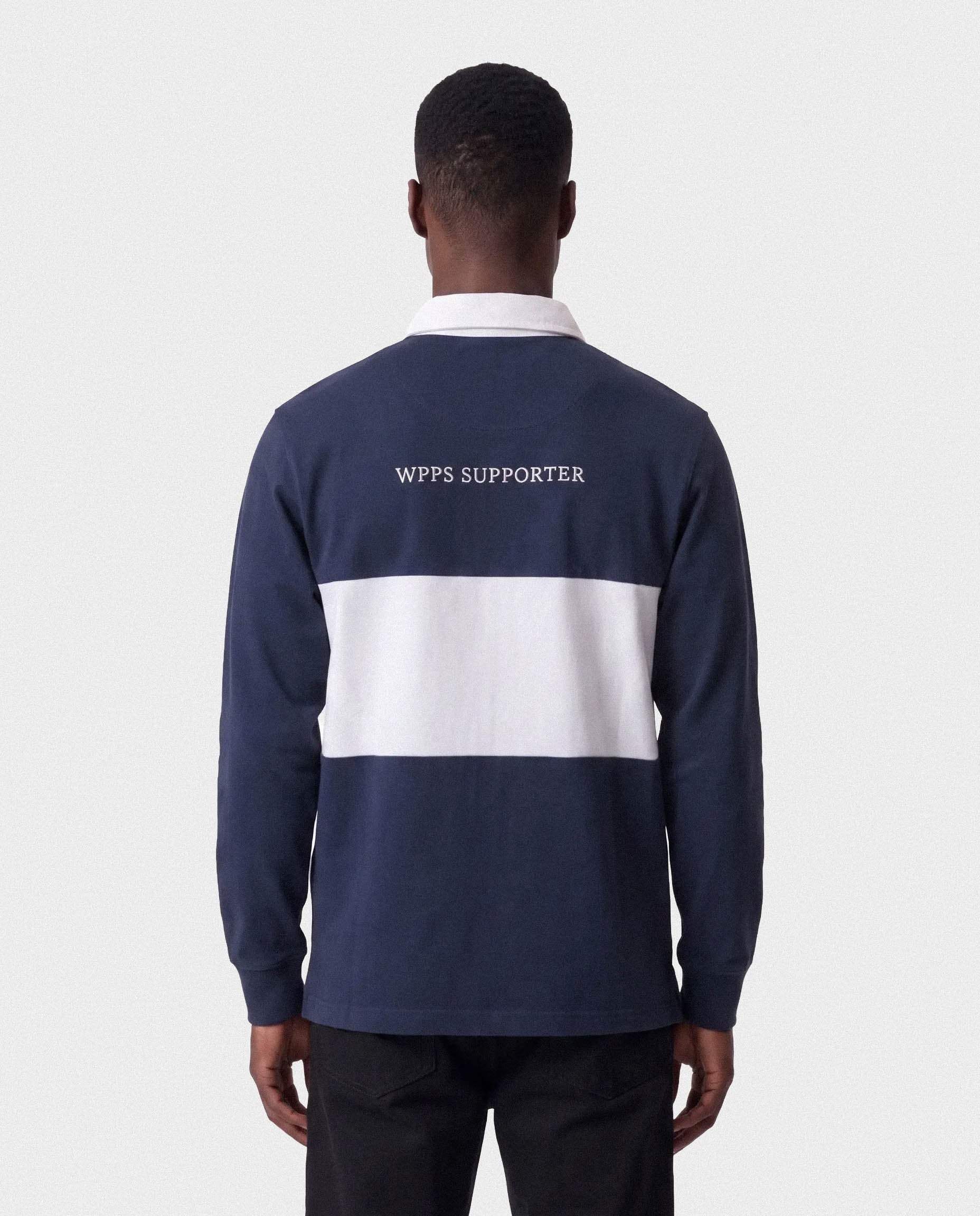 Schools Western Province Preparatory Long Sleeve Rugby Jersey Cut & Sew Navy