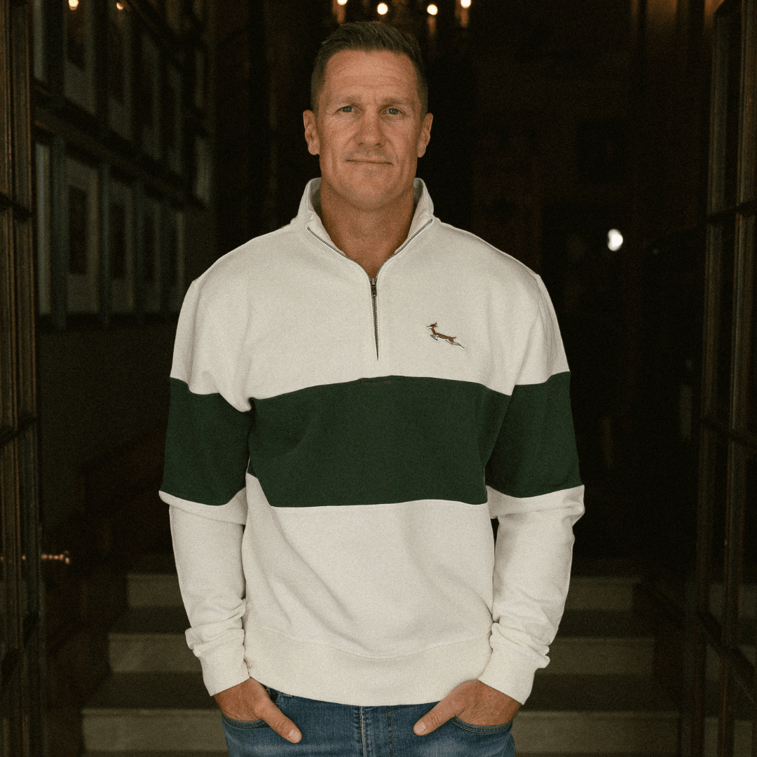 Springbok Quarter Zip Sweat - Old School