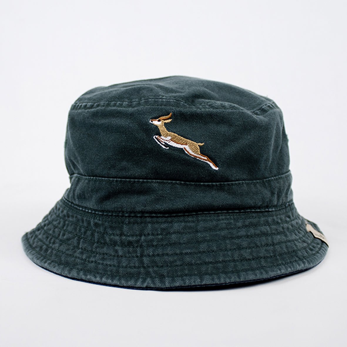 Springbok Reversible Bucket Hat OS Green and Navy - Old School