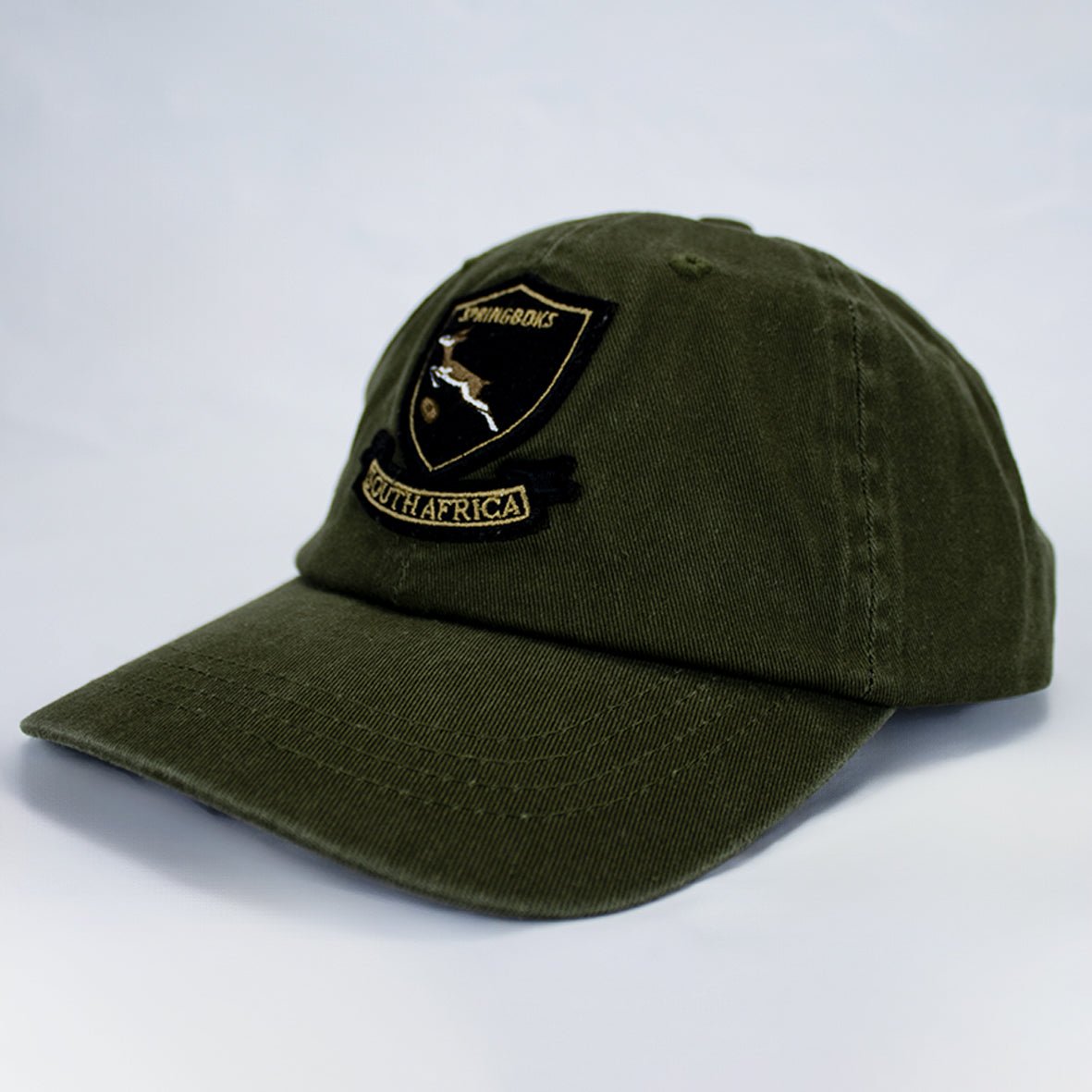 Springbok Shield Dad Cap - Green - Old School