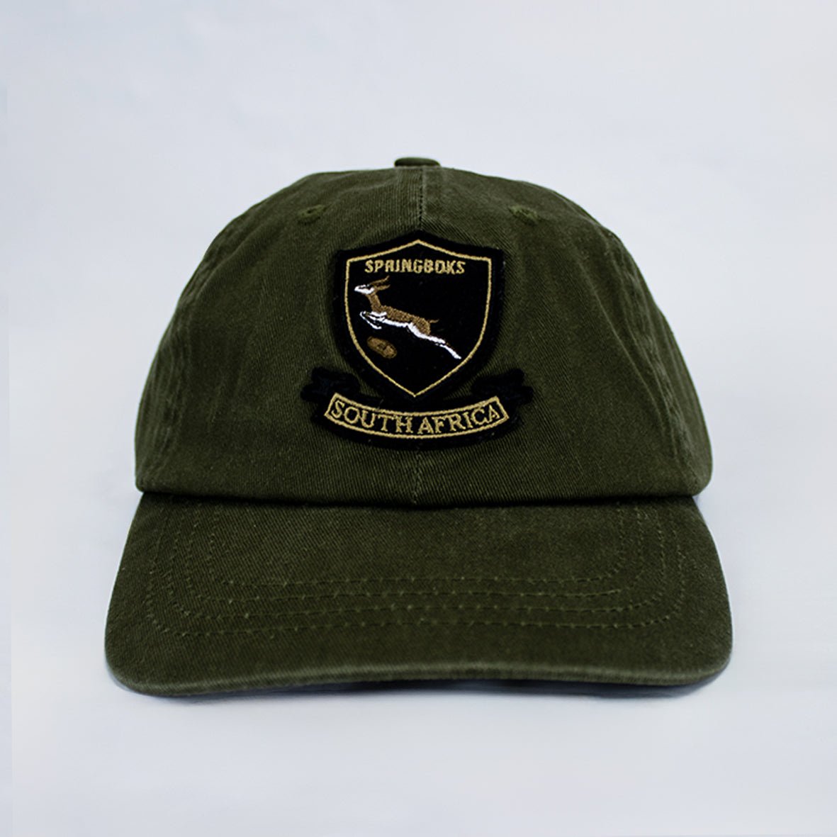 Springbok Shield Dad Cap - Green - Old School