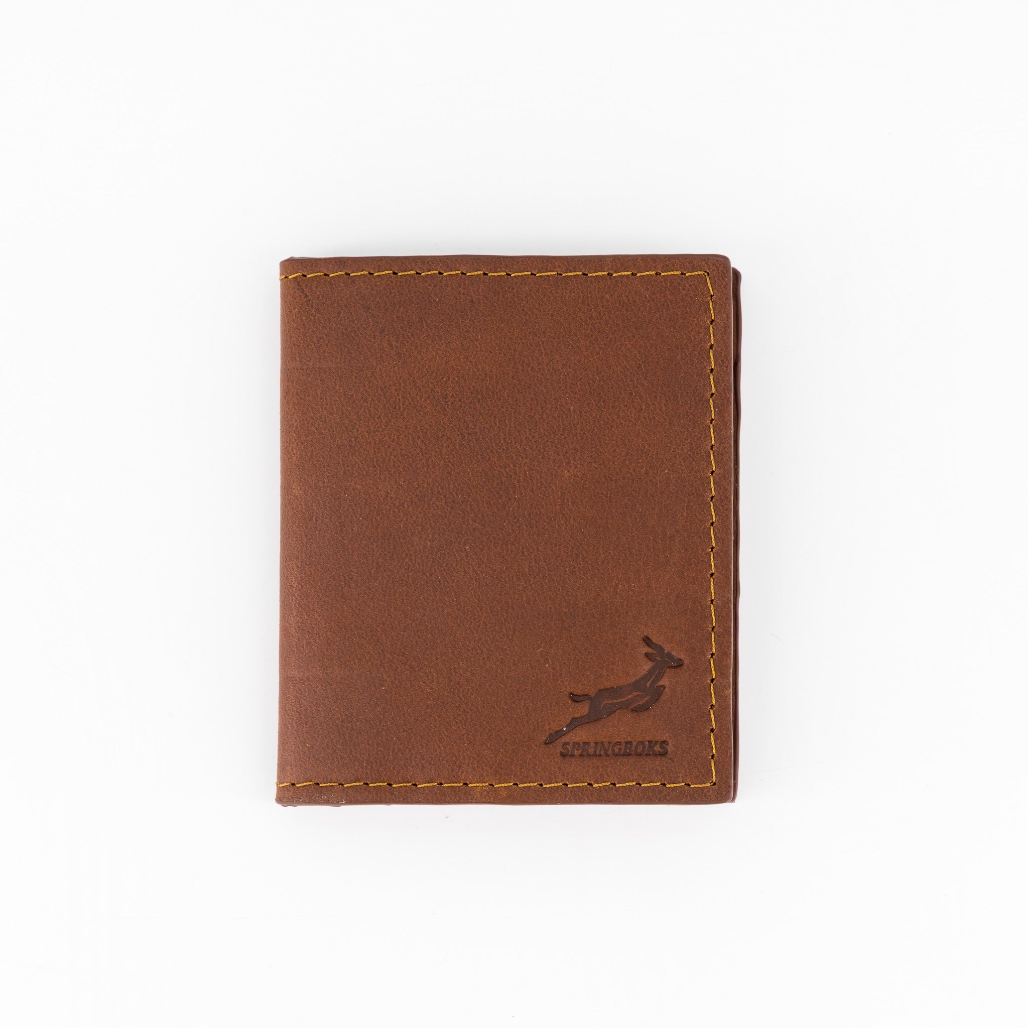 Springboks Accessories Leather Accessories Double Cardholder Emb Brown - Old School