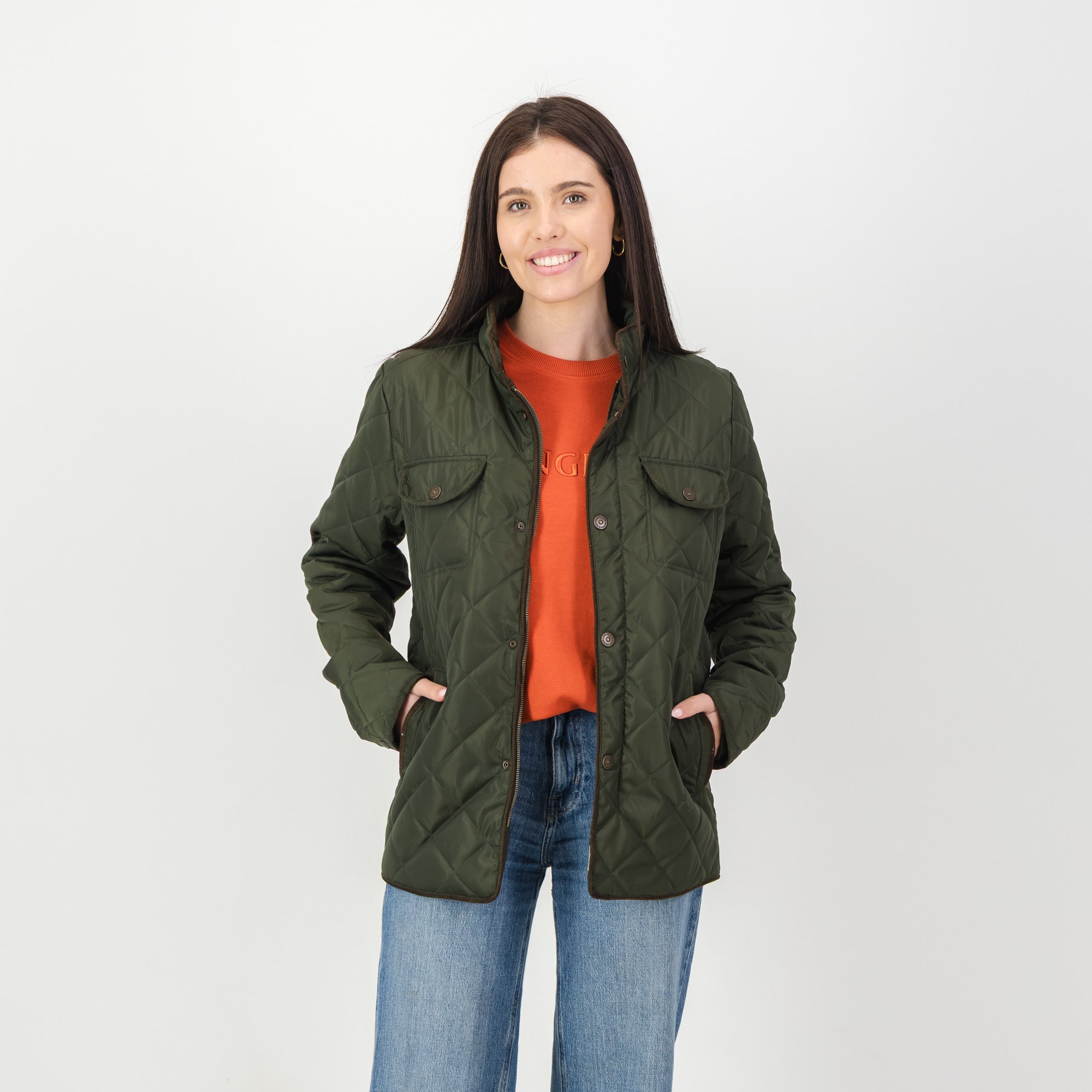 Springboks Barbour Jacket - Forest Green - Old School