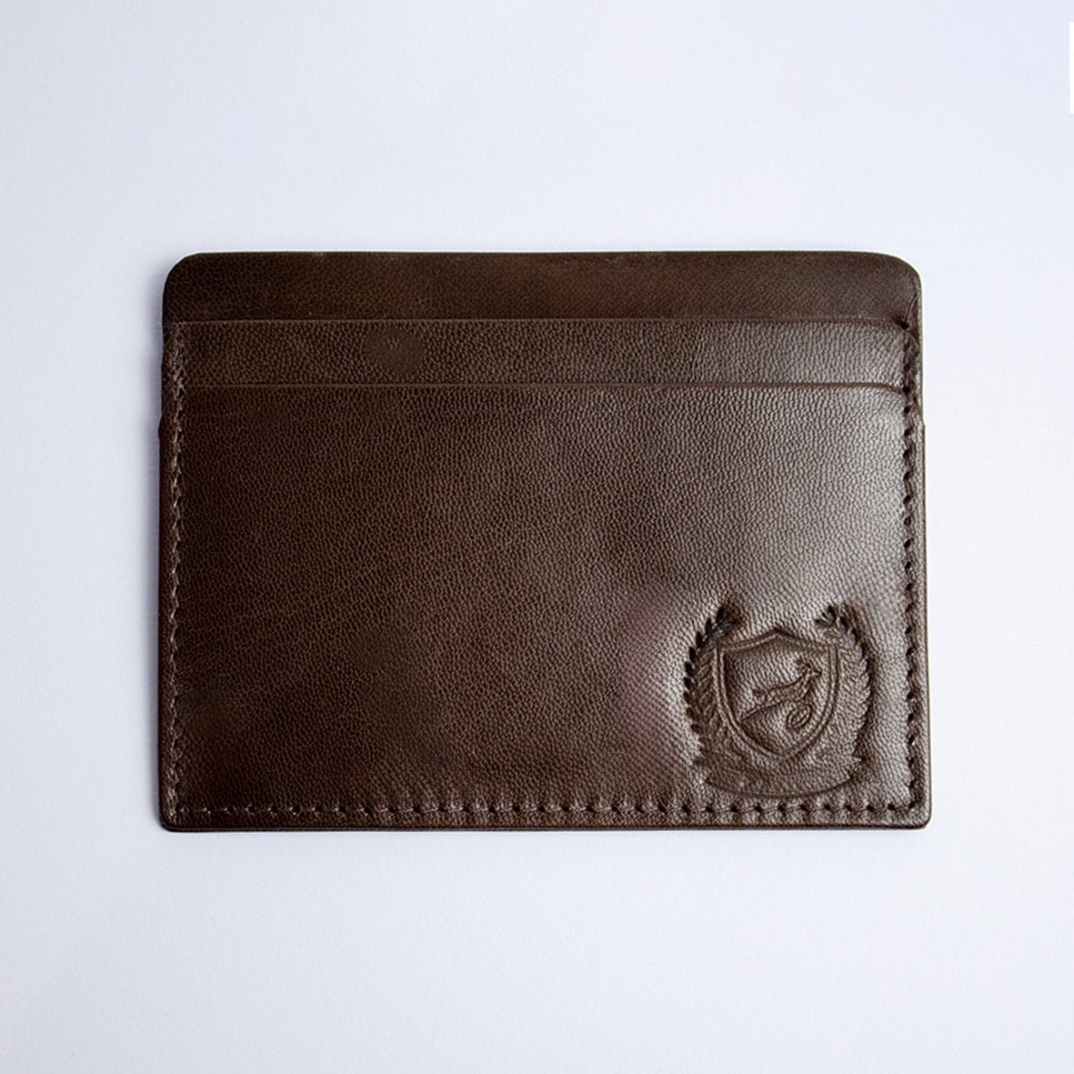 Springboks Classic Card Holder Wallet - Dark Brown - Old School