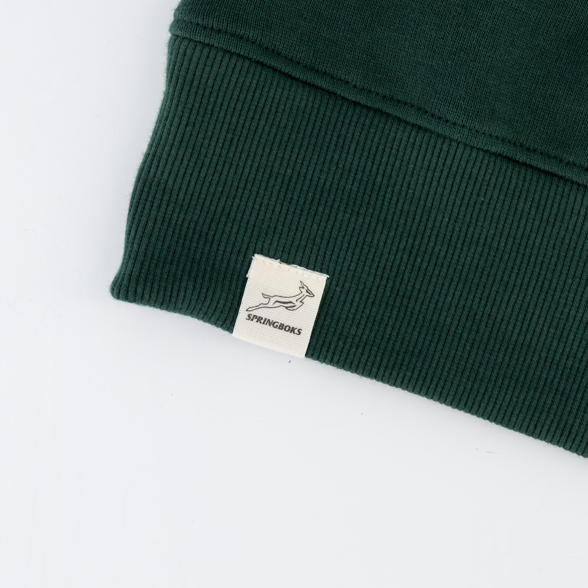 Springboks Classic Quarter Zip - OS Green - Old School