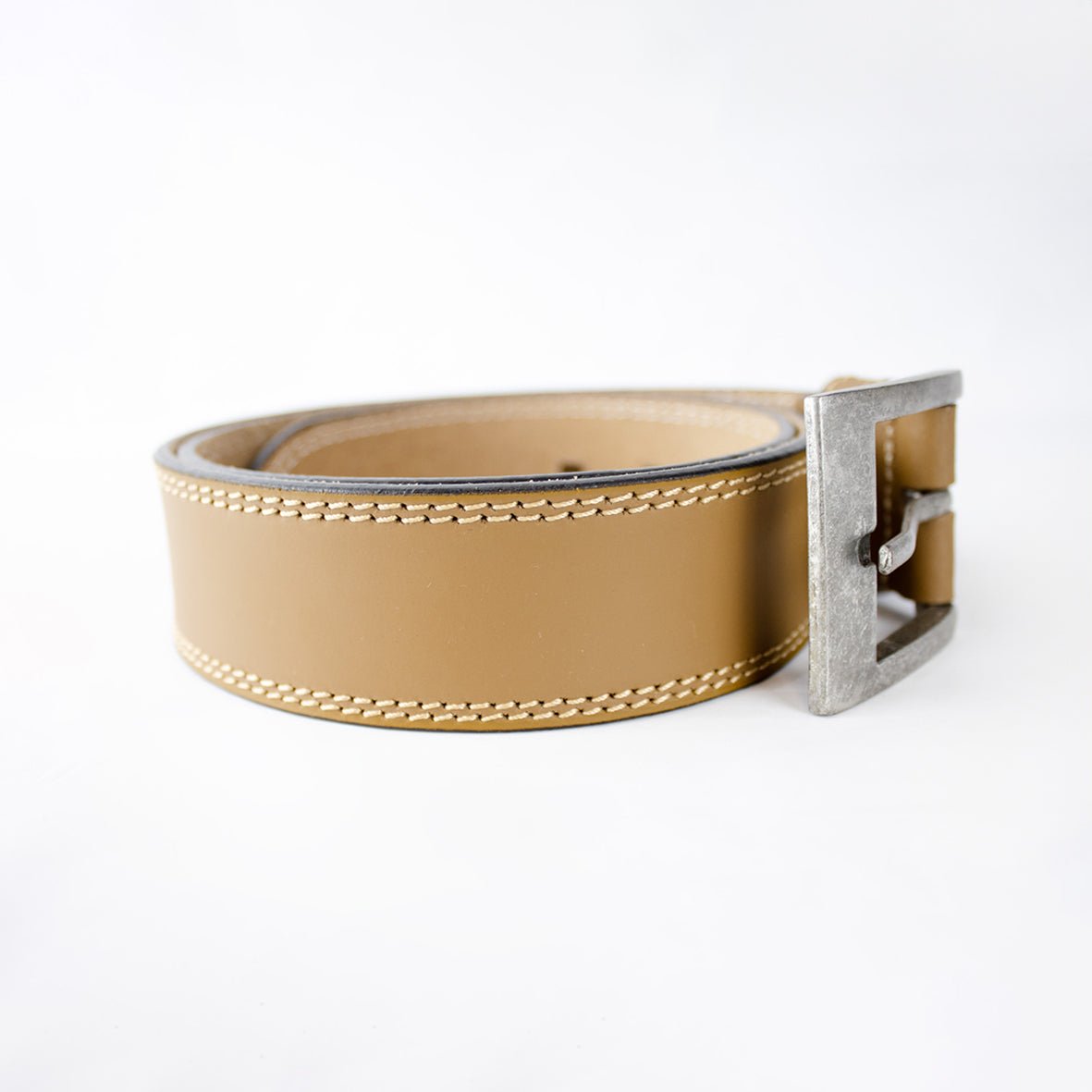 Springboks Double Stitch Belt - Tan - Old School