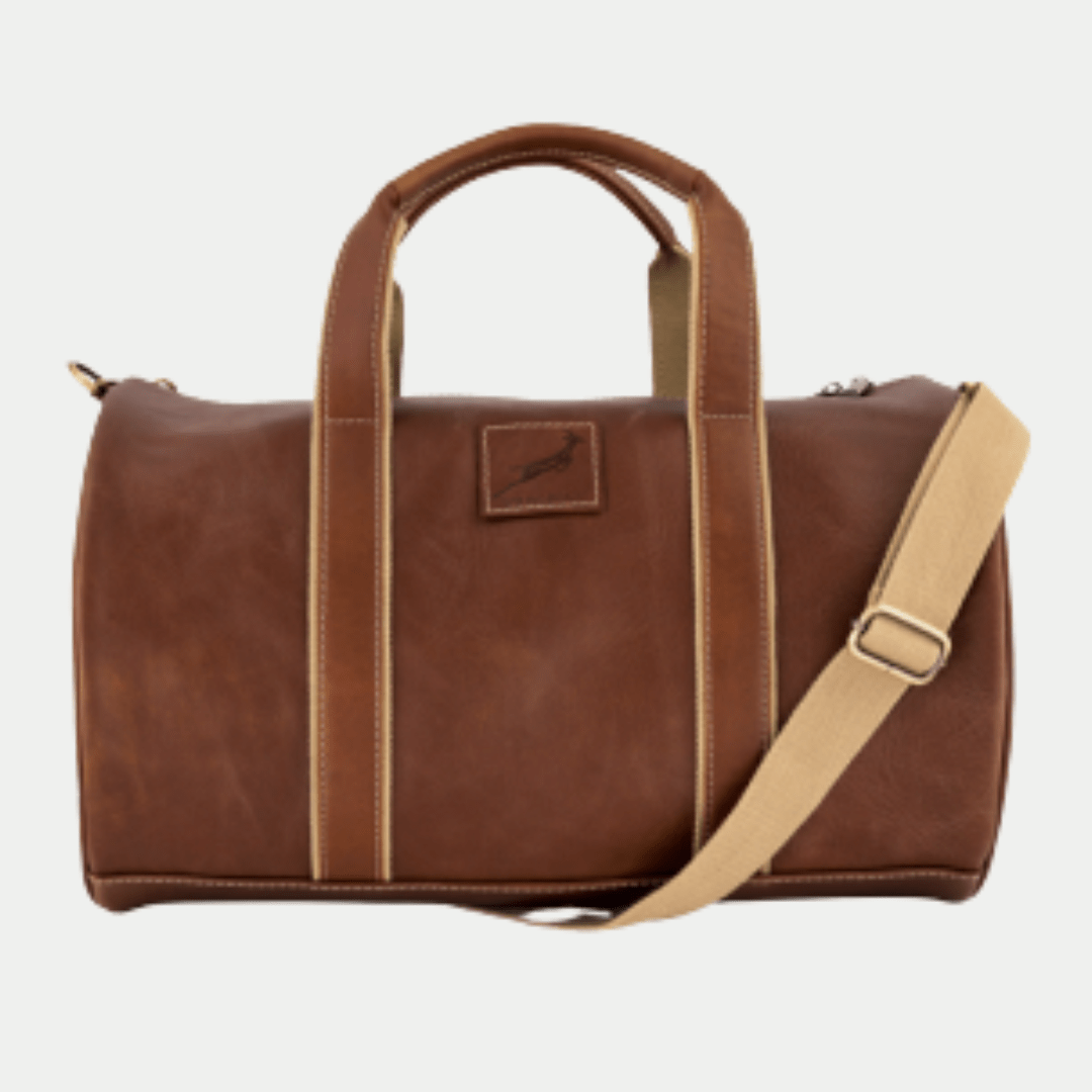 Springboks Golf Duffle Bag - Dark Brown - Old School