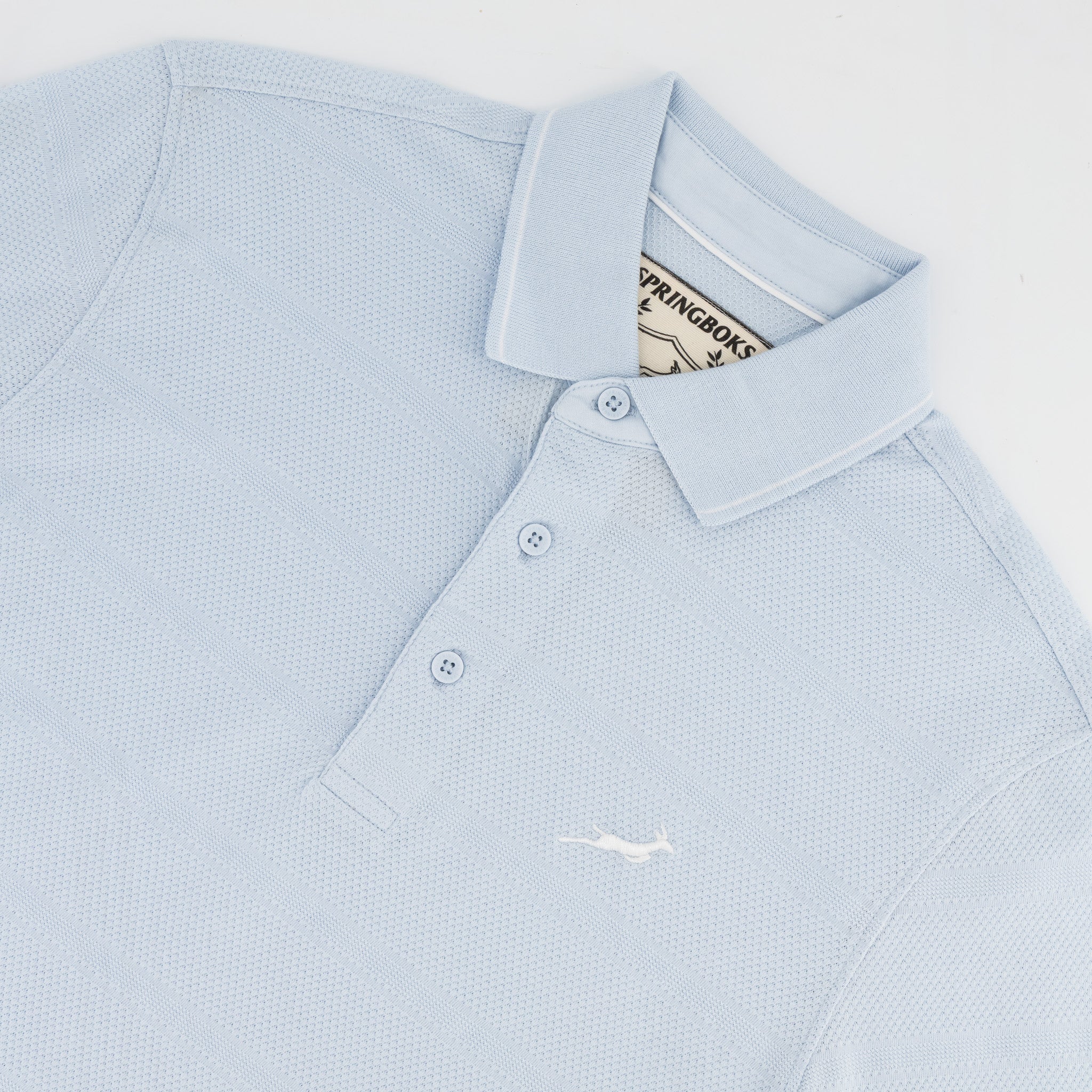 Springboks Golf SS Polo - Old Money Blue - Old School