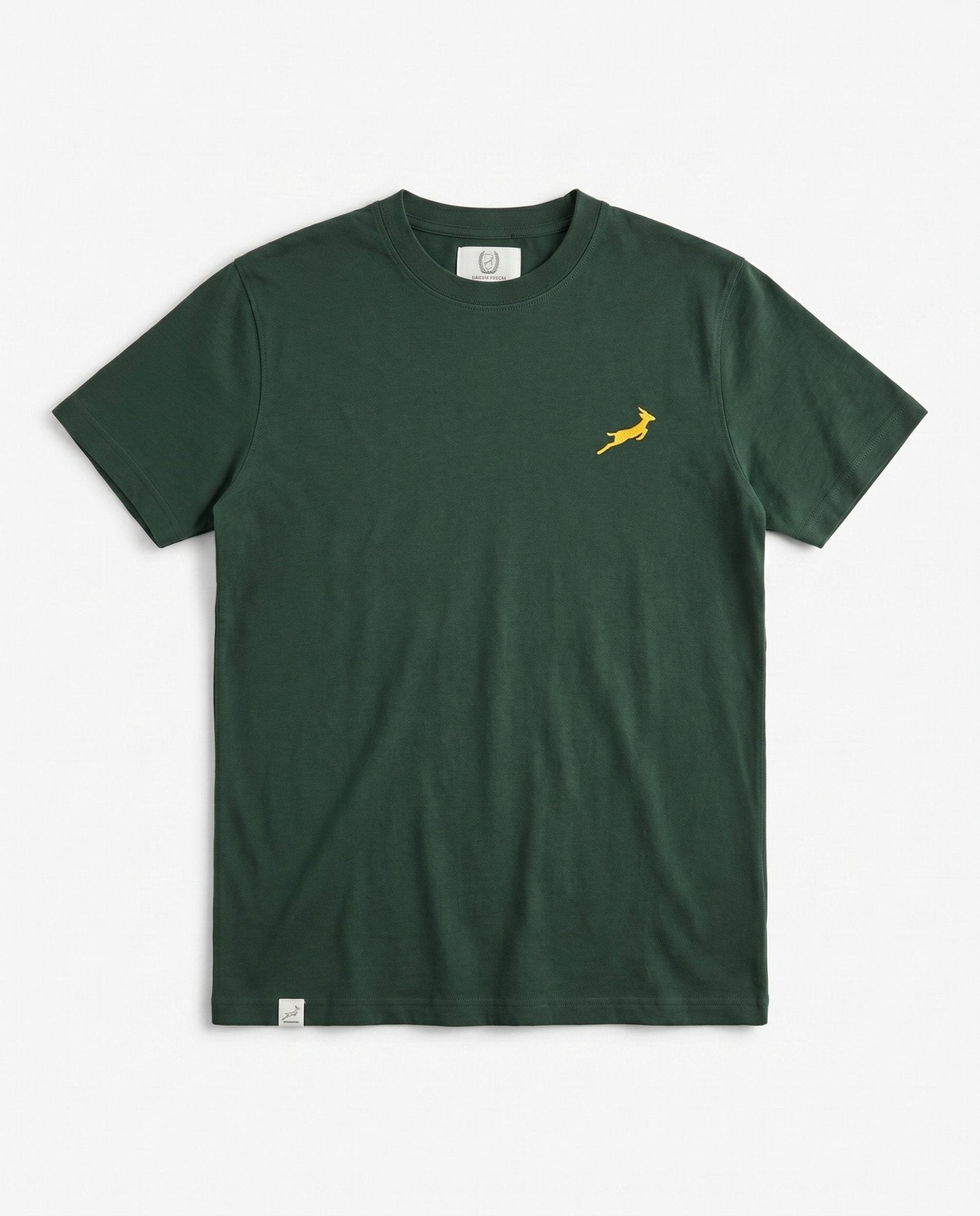 Springboks Kids' Small Bok Crew T-Shirt – Springbok Green - Old School