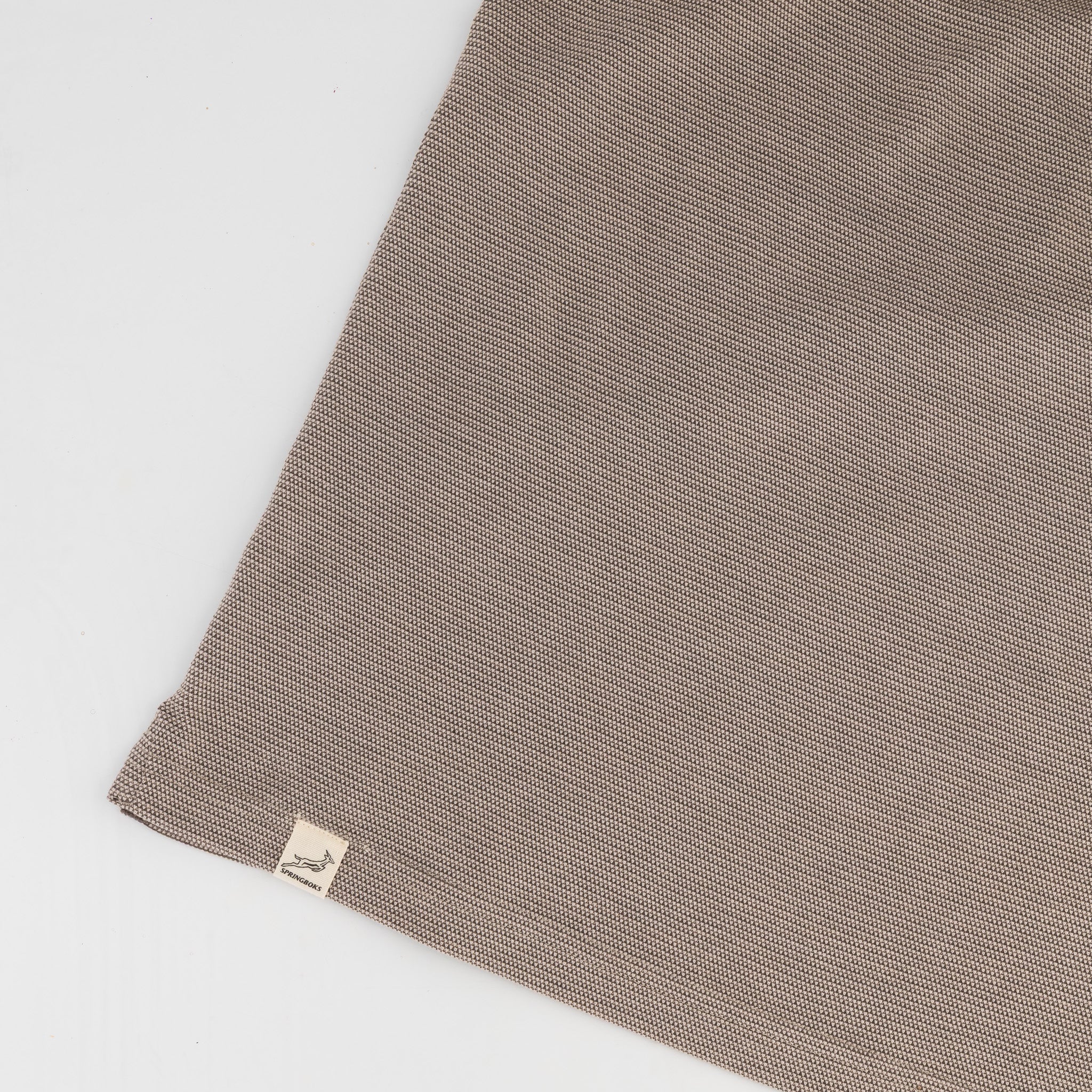 Springboks Pique Striper SS Polo - Tobacco Brown - Old School