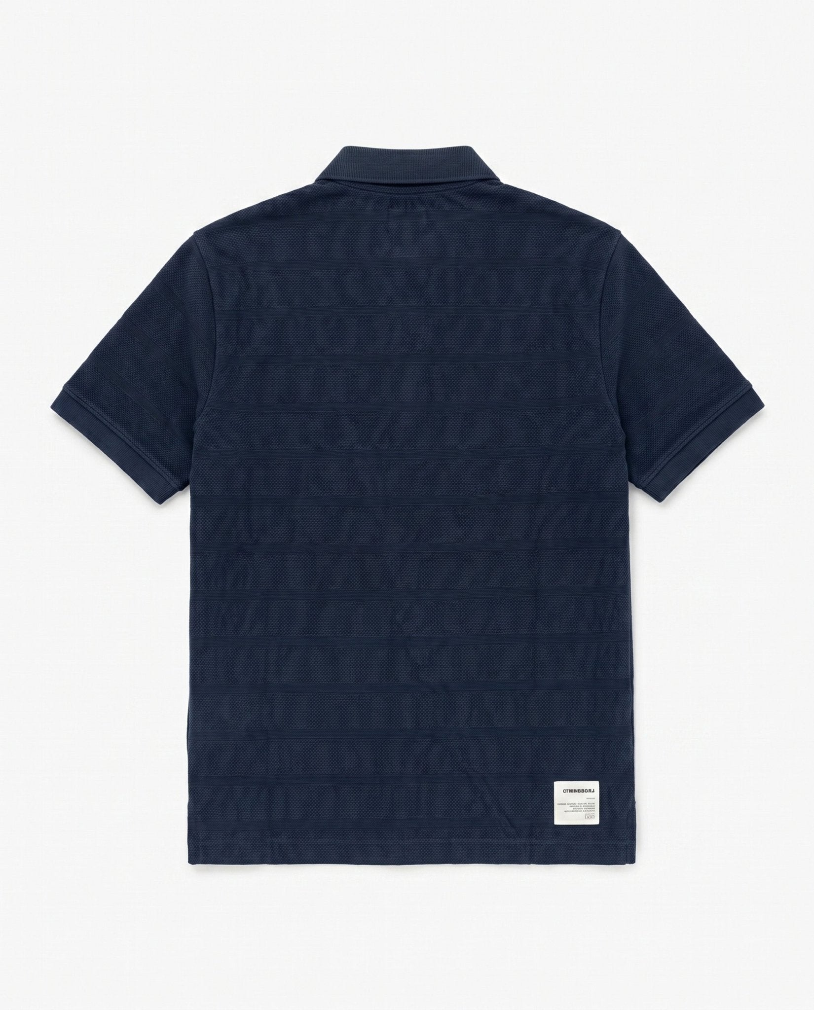 Springboks Popcorn Short Sleeve Golf Polo - Navy - Old School