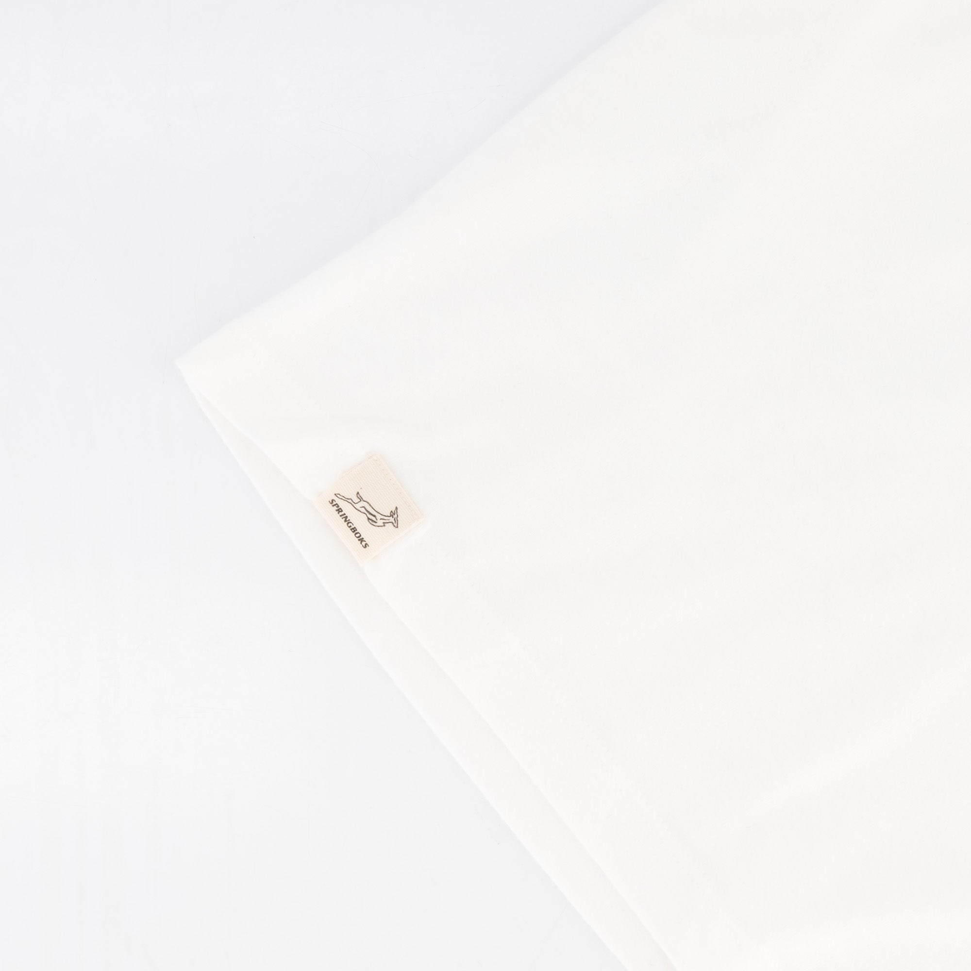 Springboks Ringer Crop Crew Tee - White - Old School