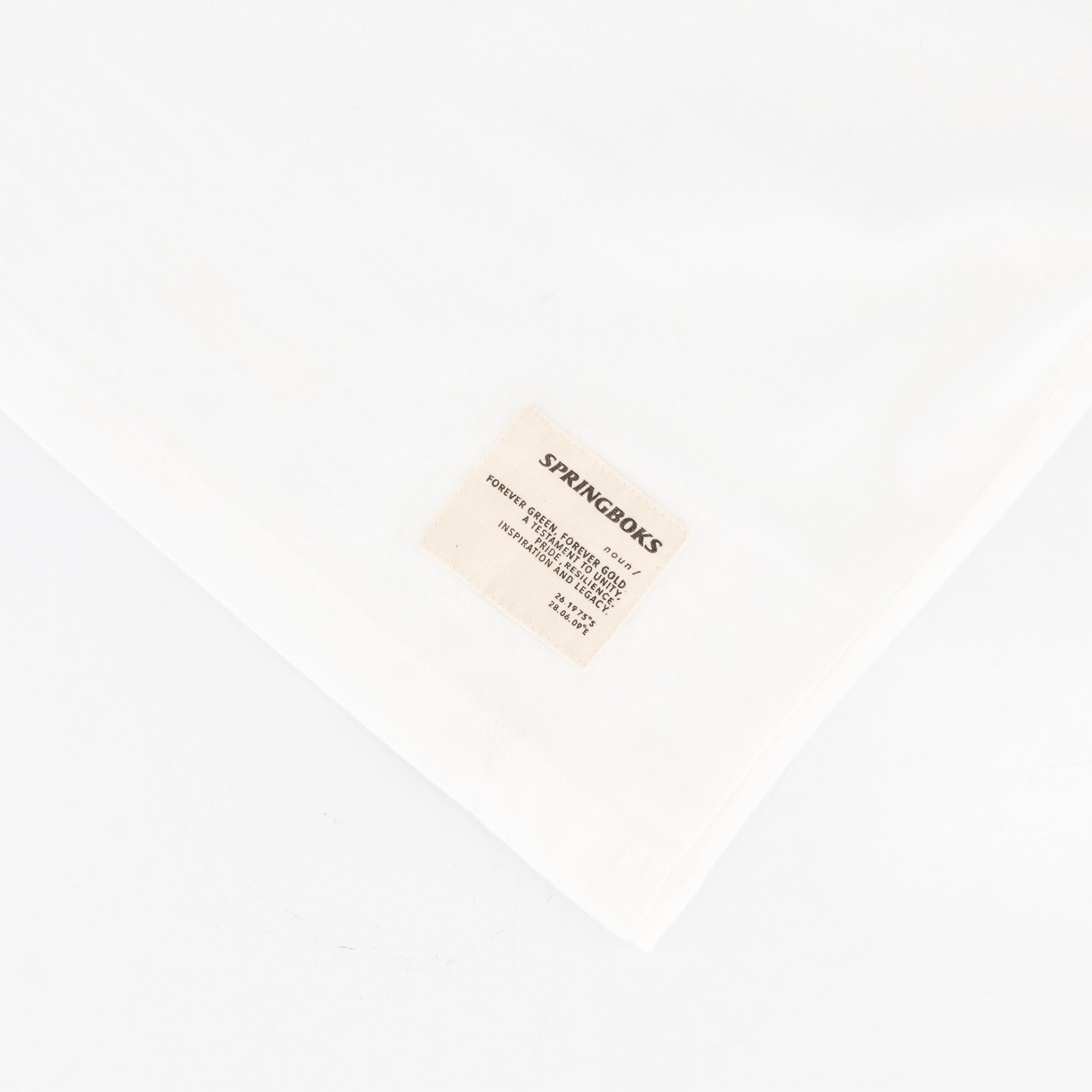 Springboks Ringer Crop Crew Tee - White - Old School