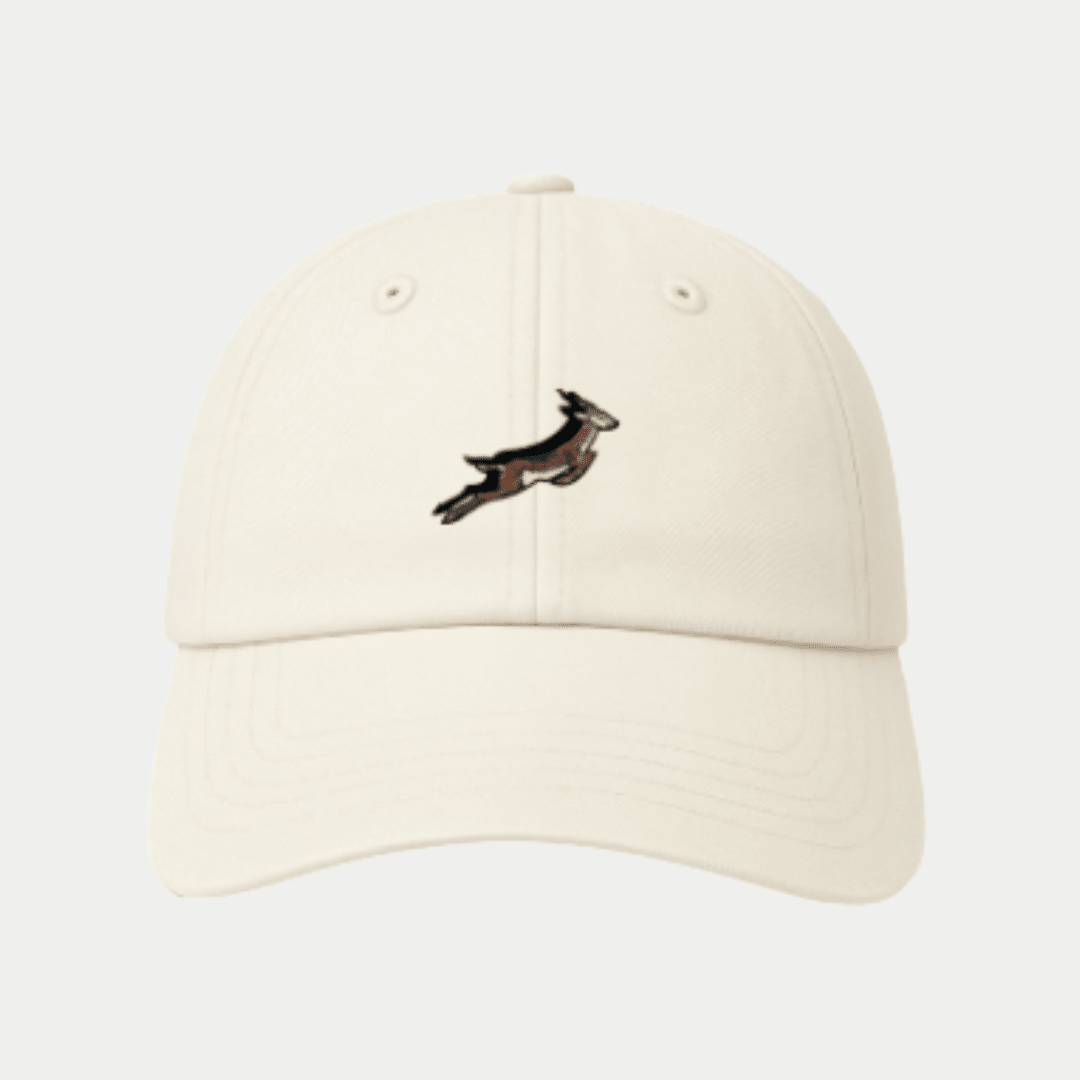 Springboks Shadow Pop Dad Cap - Ivory - Old School