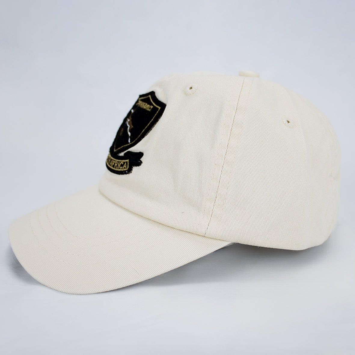 Springboks Shield Dad Cap - White - Old School